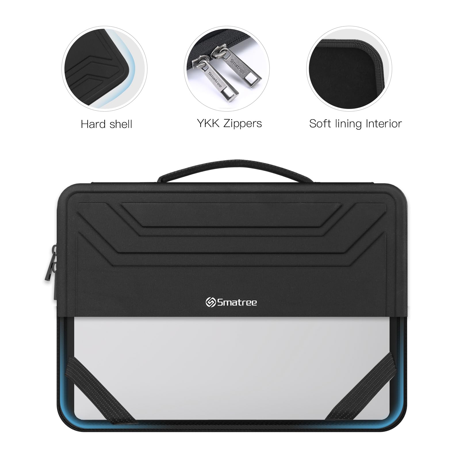 Smatree 15.6 Inch Hard Shell Laptop Case for ASUS TUF Gaming Laptops - Slim Anti-Shock Protective Bag | Perfect for Travel, Work & School