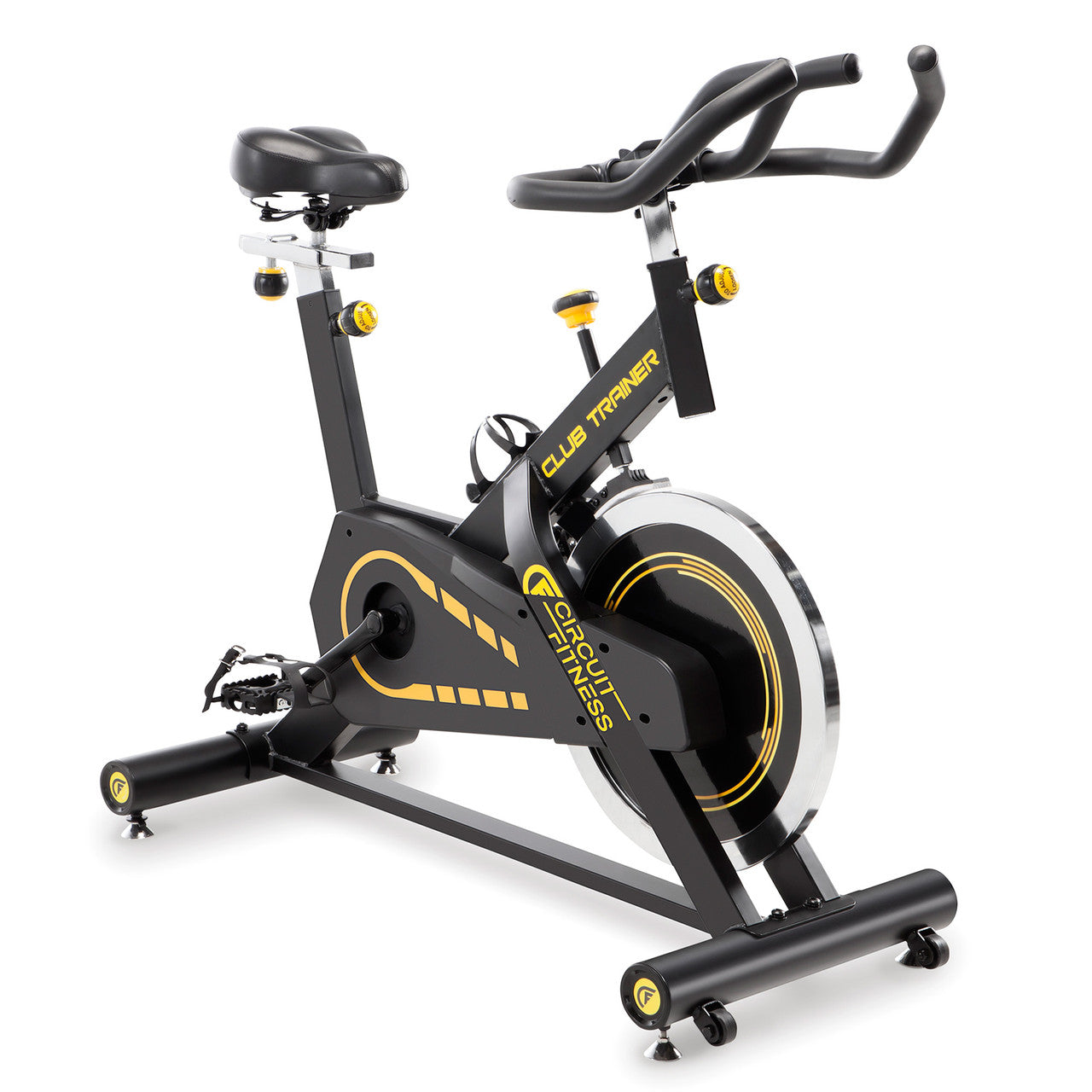 Circuit Fitness AMZ 955BK Indoor Cycling Bike with 40 lbs Flywheel - Heavy Duty Exercise Bike for Home Gym & Cardio Workouts - Perfect for Spin Classes, Weight Loss & Fitness Training