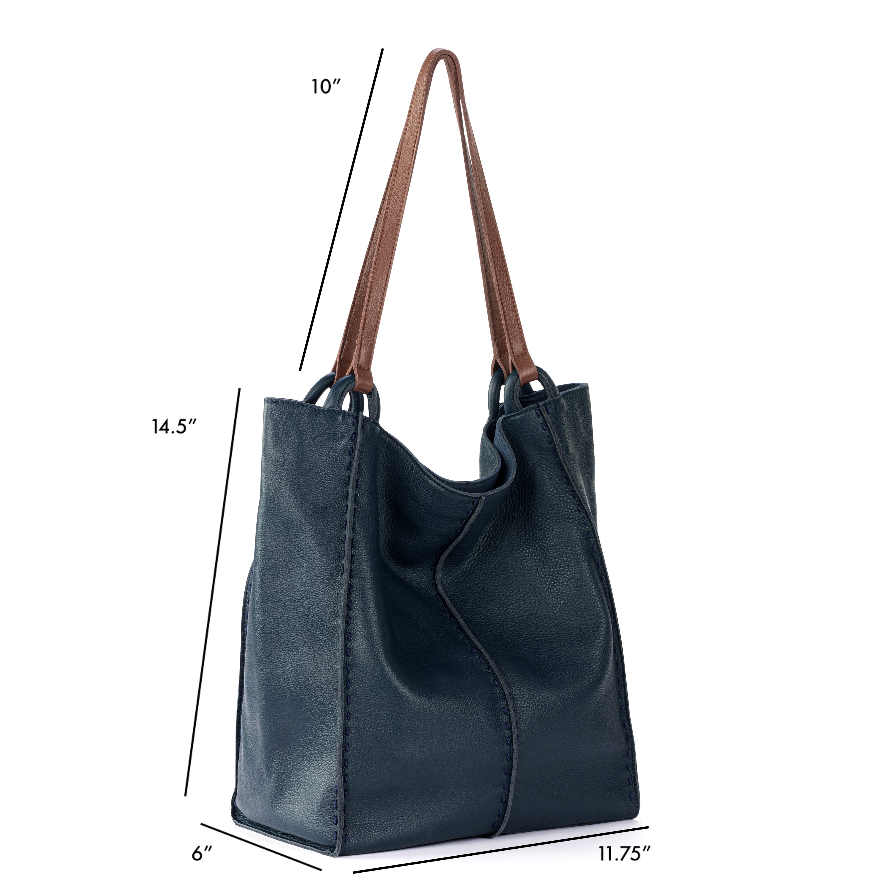 Los Feliz Tall Tote Bag - Large Canvas Tote for Women, Stylish & Durable Everyday Carry - Perfect for Work, Shopping, Beach & Travel