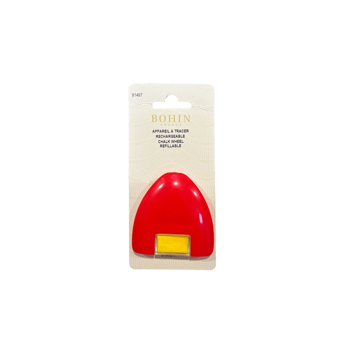 Bohin Tracing Chalk Wheel - Fabric Marking Tool for Quilting, Sewing & Tailoring | Perfect for DIY Crafts & Dressmaking Projects