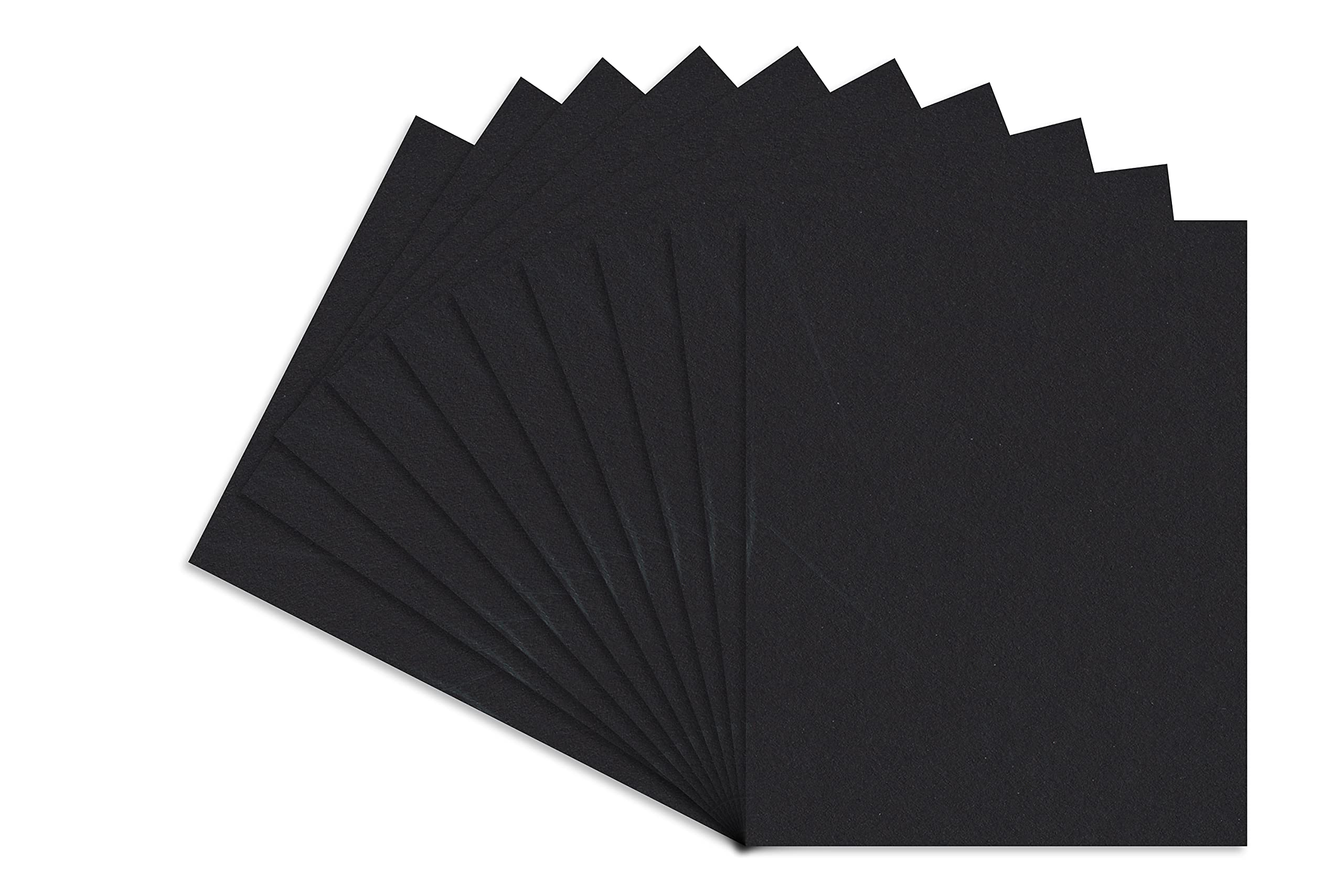 Premium Smooth Black 16x20 Acid-Free Backing Board - 25 Uncut Photo Mat Sheets for Framing, Scrapbooking & Art Preservation