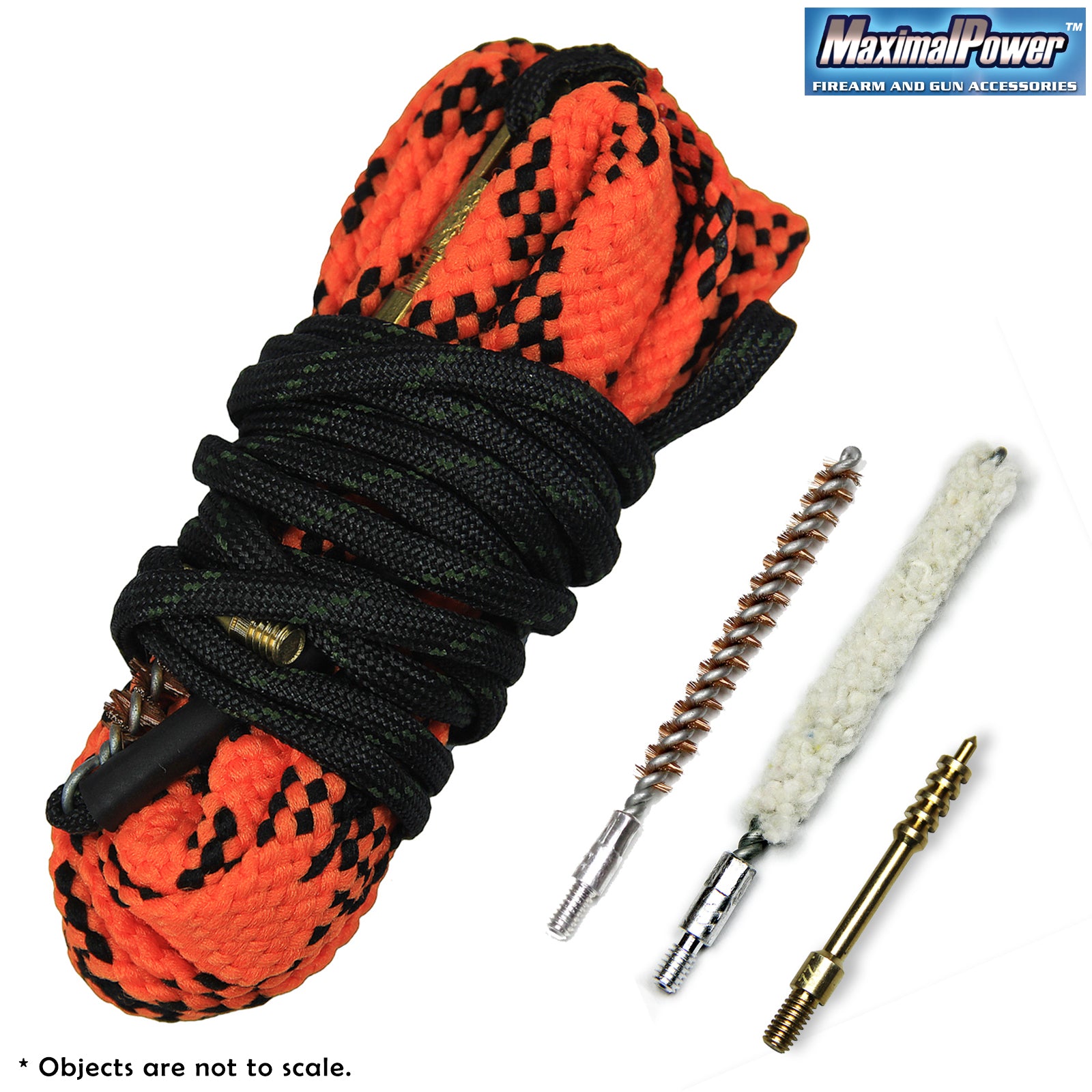 Premium Bore Cleaning Jag Set - Bronze & Mop Brushes with Patch Holder for 8-22 Thread | Gun Barrel Maintenance Kit for Rifles & Pistols | Perfect for Hunting, Shooting Range & Firearm Cleaning