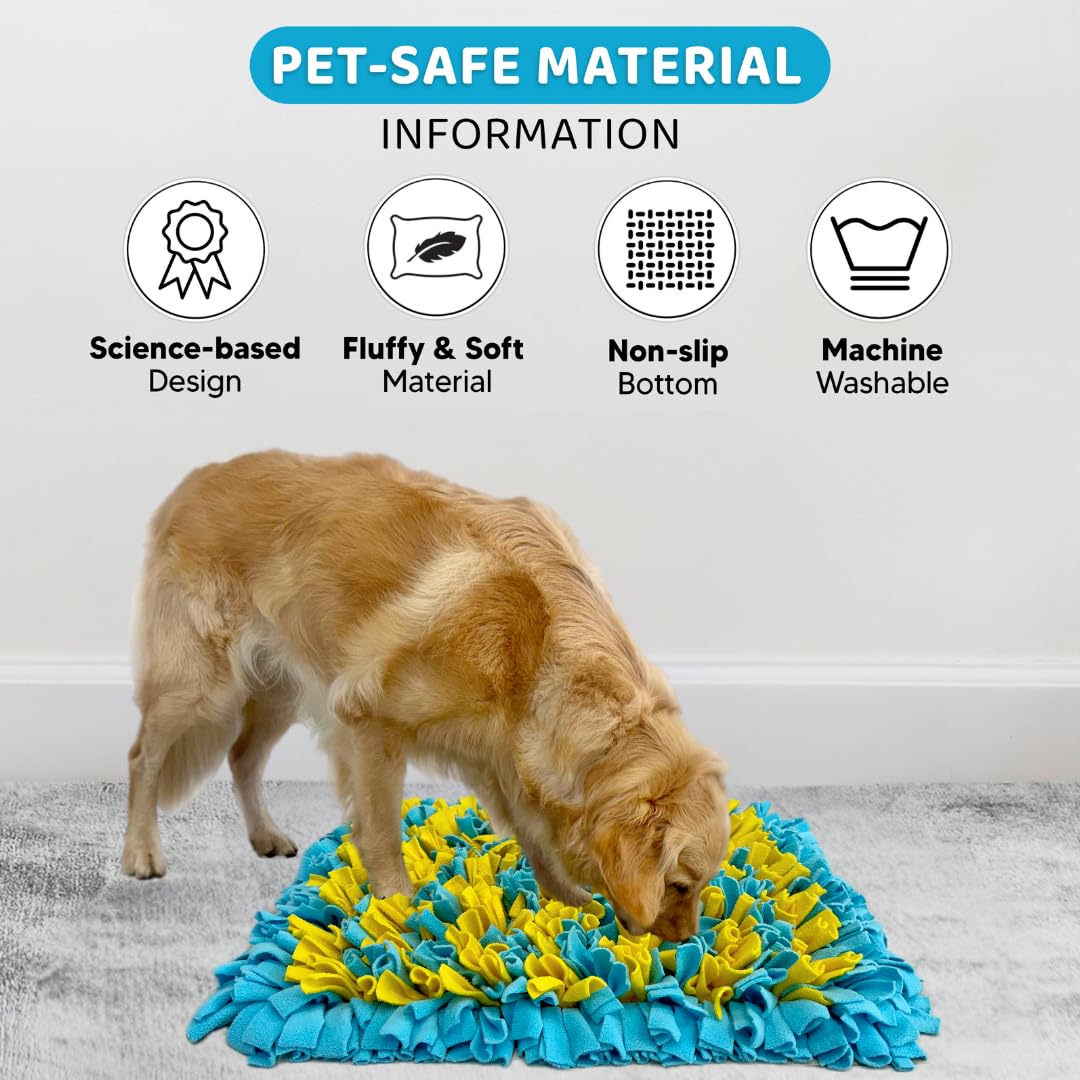 Premium Large Snuffle Mat for Dogs - Slow Feeder & Enrichment Toy for Puppies, Small, Medium & Large Breeds (24