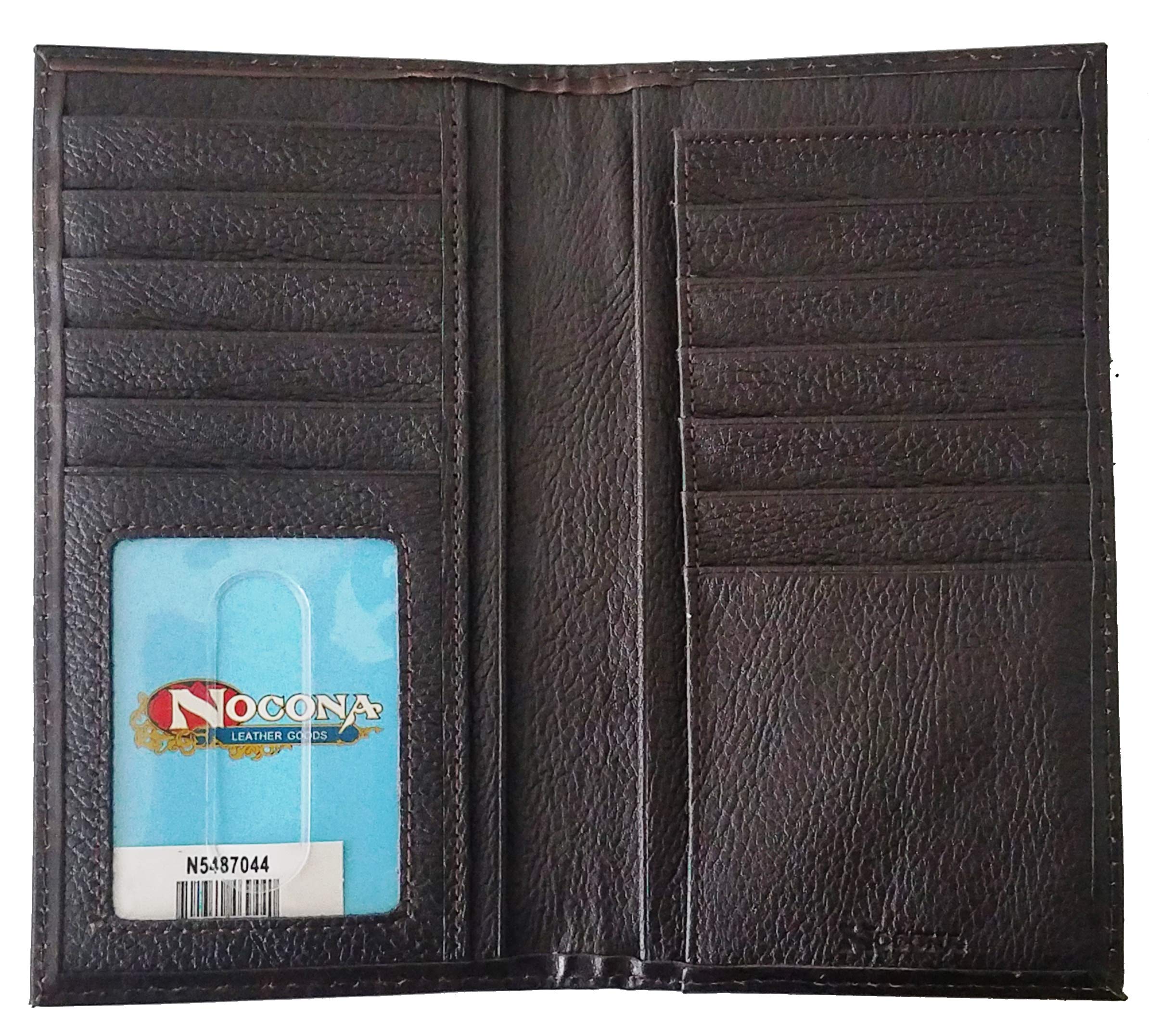 Custom Engraved Praying Hands Nocona Cross Leather Wallet for Women - Perfect for Church, Bible Study & Everyday Use