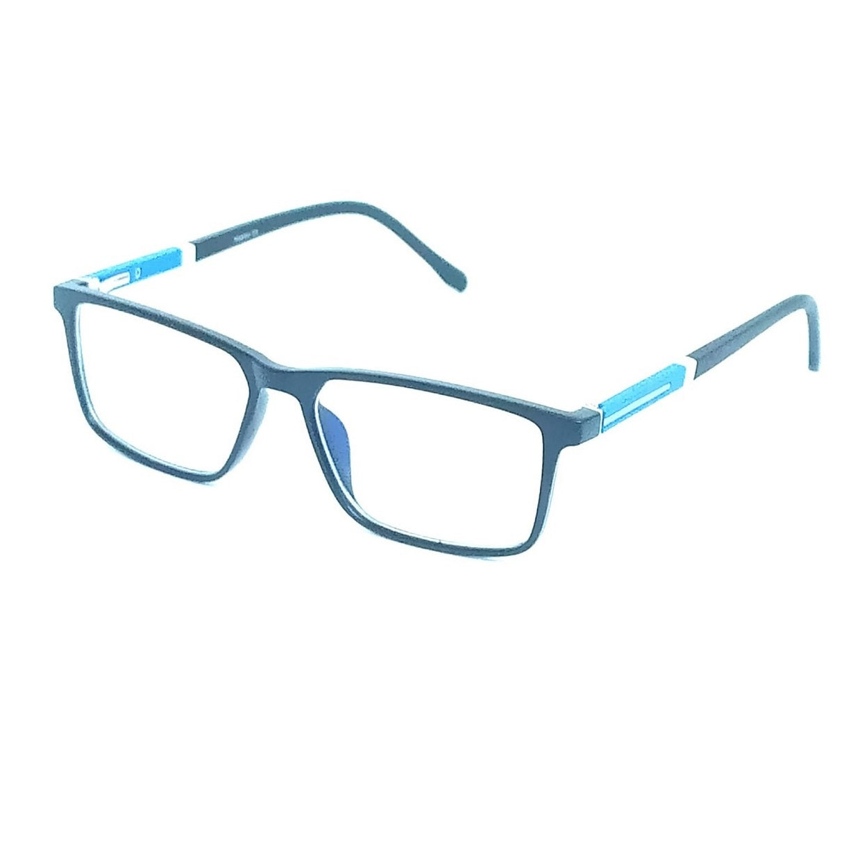 Blue Light Blocking Computer Glasses - Rectangle Anti Glare Glasses for Screen Time & Digital Eye Strain Relief - Perfect for Office Work, Gaming & Online Classes