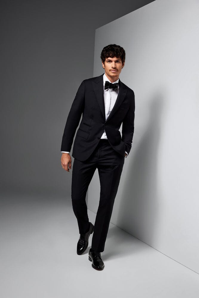 Premium GC Bow Tie 'The Fred' in Majestic Black - Elegant Formal Accessory for Weddings, Parties & Special Occasions
