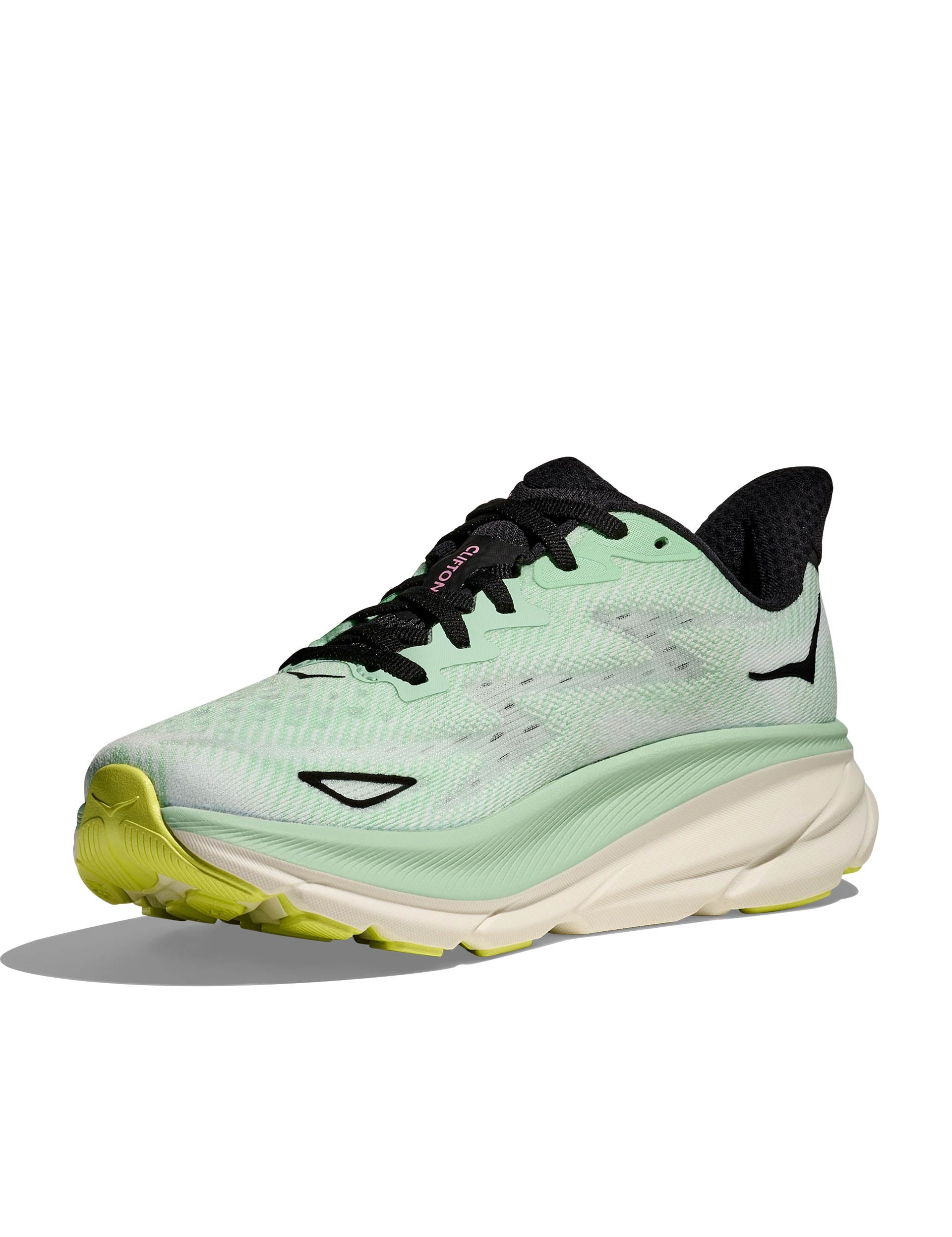 Brooks Men's Clifton 9 Running Shoes - Mint Fluorite/Snow Melt - Lightweight Cushioned Road Running Sneakers for Men - Perfect for Marathon Training & Daily Jogging