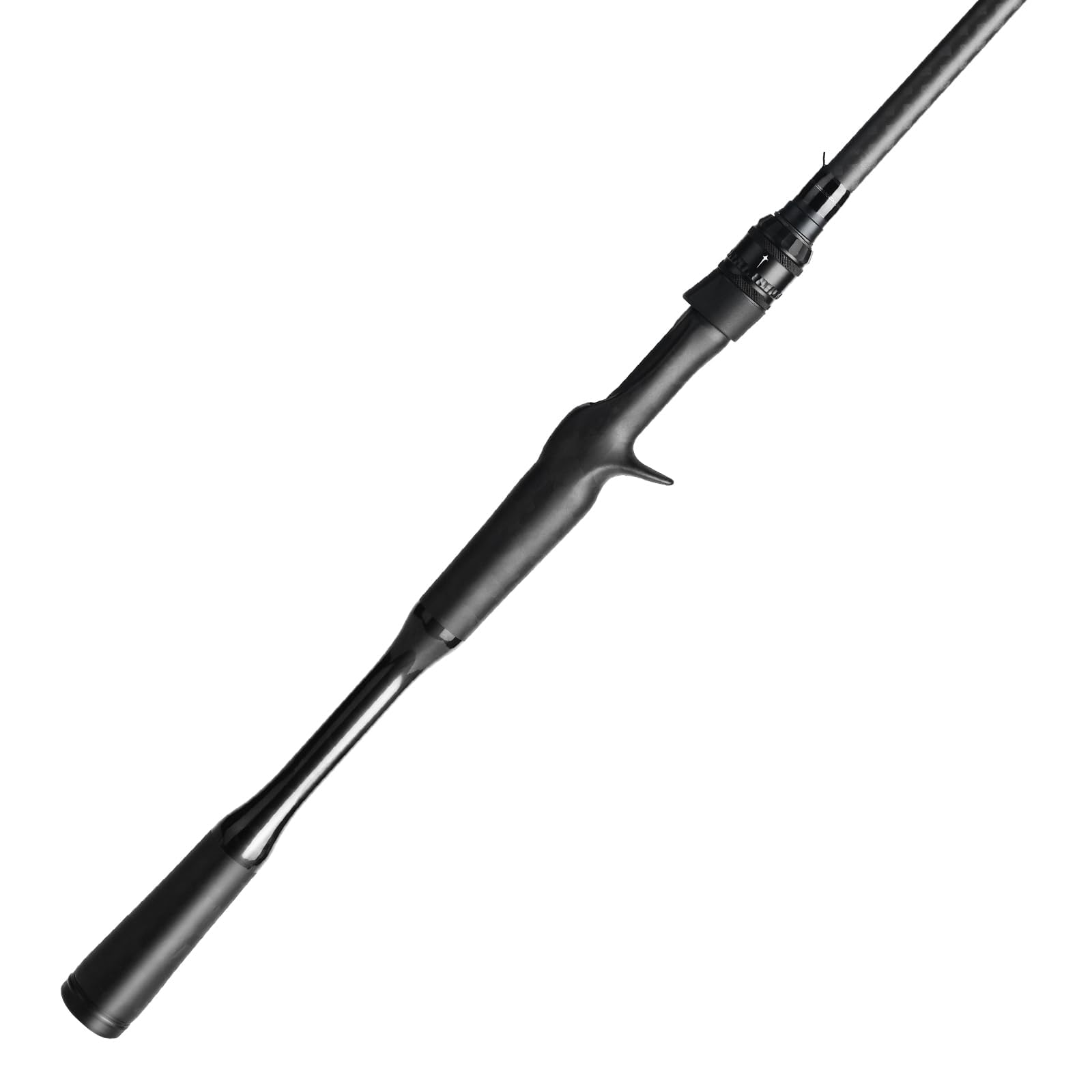 Serenity Lightweight One Piece Bass Fishing Rod - Seaguide LS Ring Guides, 40-Ton Carbon Fiber Blank, Full Carbon Monocoque Grip - High Sensitivity Spinning & Casting Rod for Freshwater & Saltwater Fishing - Perfect for Bass, Trout, and Walleye Anglers