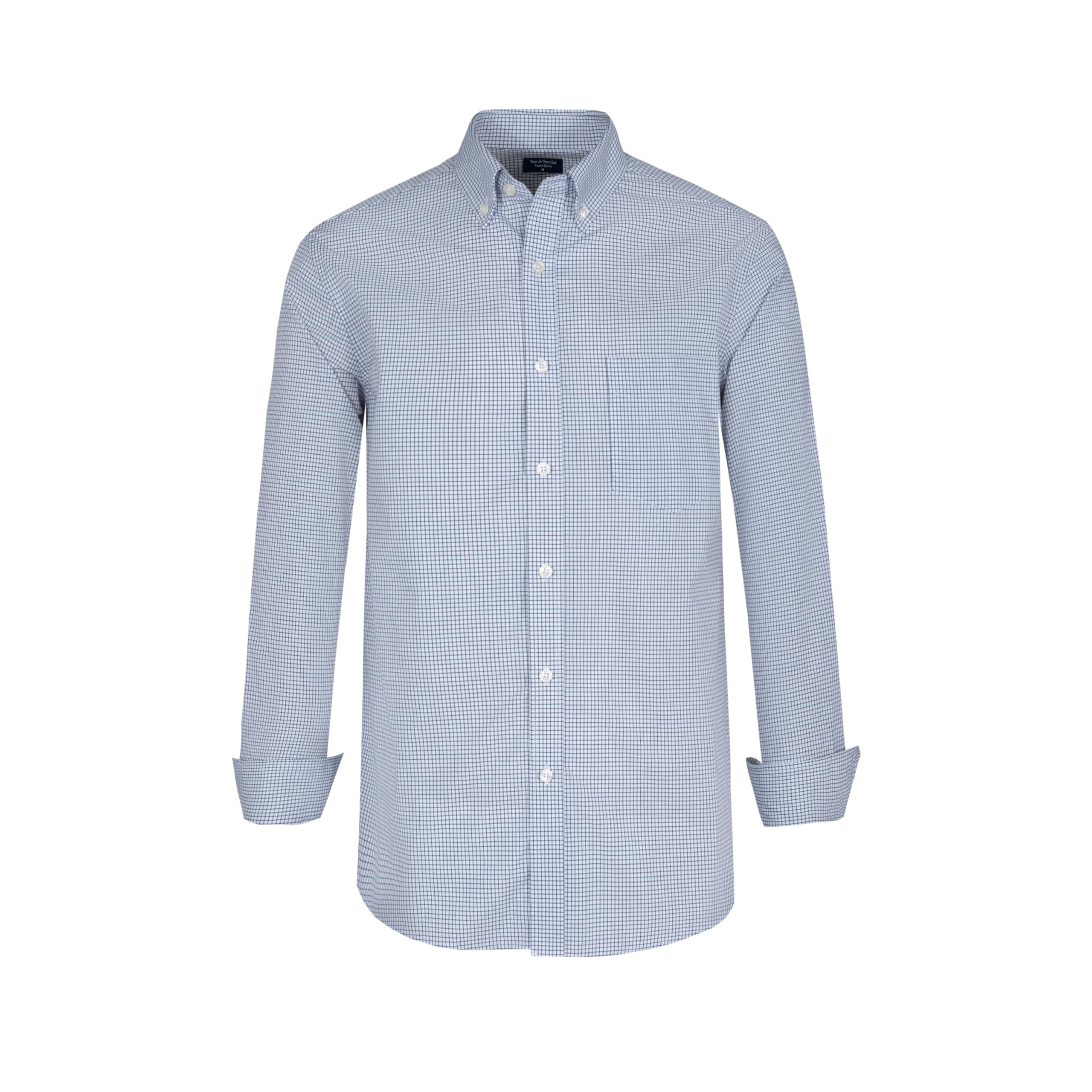 Year In Year Out Men's Water & Stain Resistant Dress Shirts - Button Down Long Sleeve Formal Shirts (Big & Tall Sizes) for Office, Business Meetings & Special Occasions