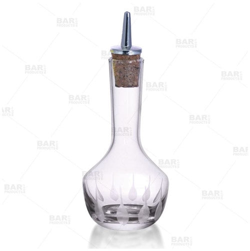 BarConic® Feather Etched Cocktail Mixing Kit with 44oz Stemmed Glass - Premium Bar Tools for Home Bartenders, Perfect for Mixing Martinis, Margaritas & Craft Cocktails