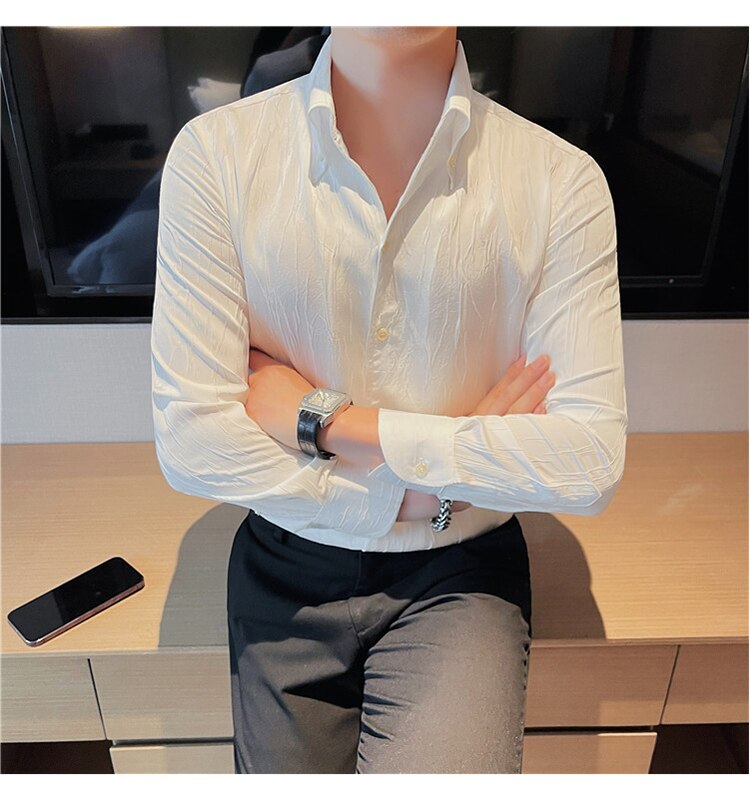 Premium LUXE Long Sleeve Shirt for Men & Women | Soft Comfortable Button Down Shirt | Perfect for Office, Casual Wear & Date Night Outfits