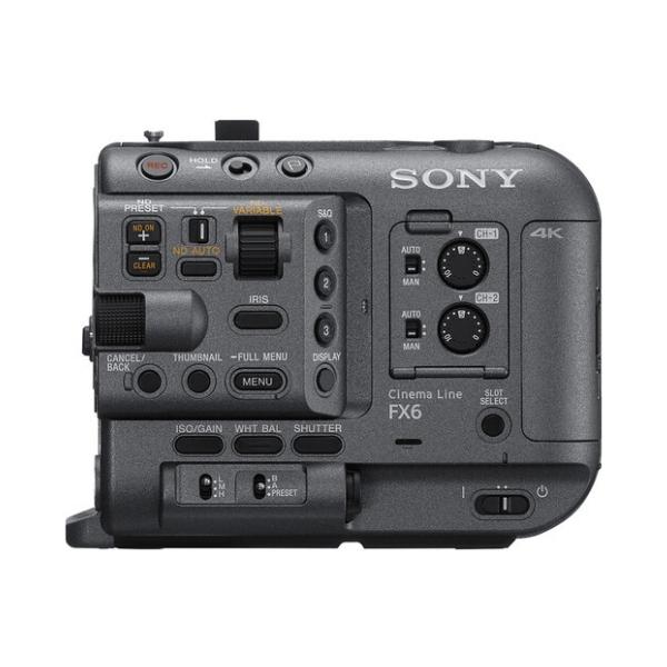 Sony Cinema Line FX6 Full Frame Digital Camera Body - Professional 4K Video Camera for Filmmaking, Vlogging & Content Creation