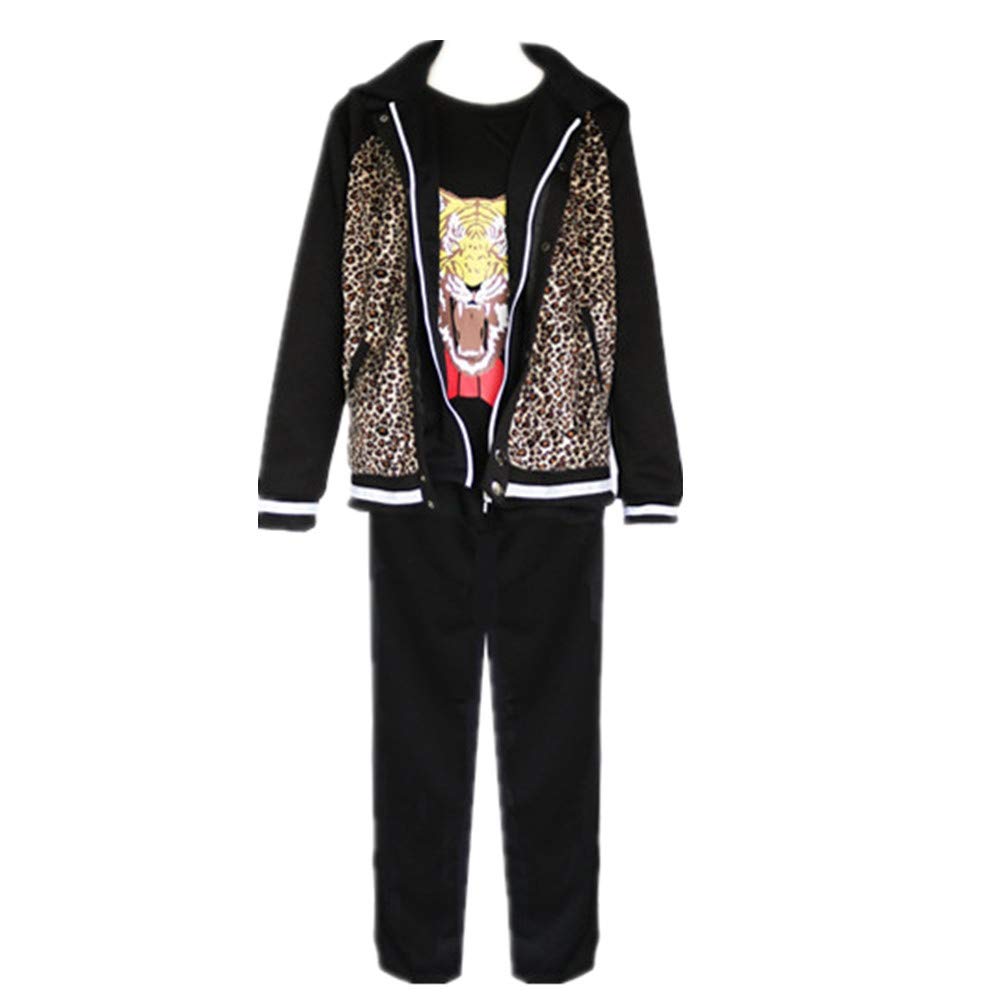 Yuri Plisetsky Anime Cosplay Jacket - Leopard Print Coat for Halloween Party & Daily Wear | Perfect for Cosplay Events, Conventions & Themed Parties