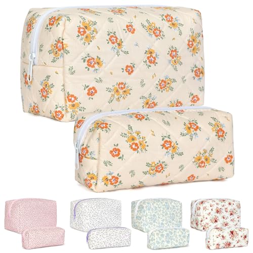 Orange Floral-2pcs