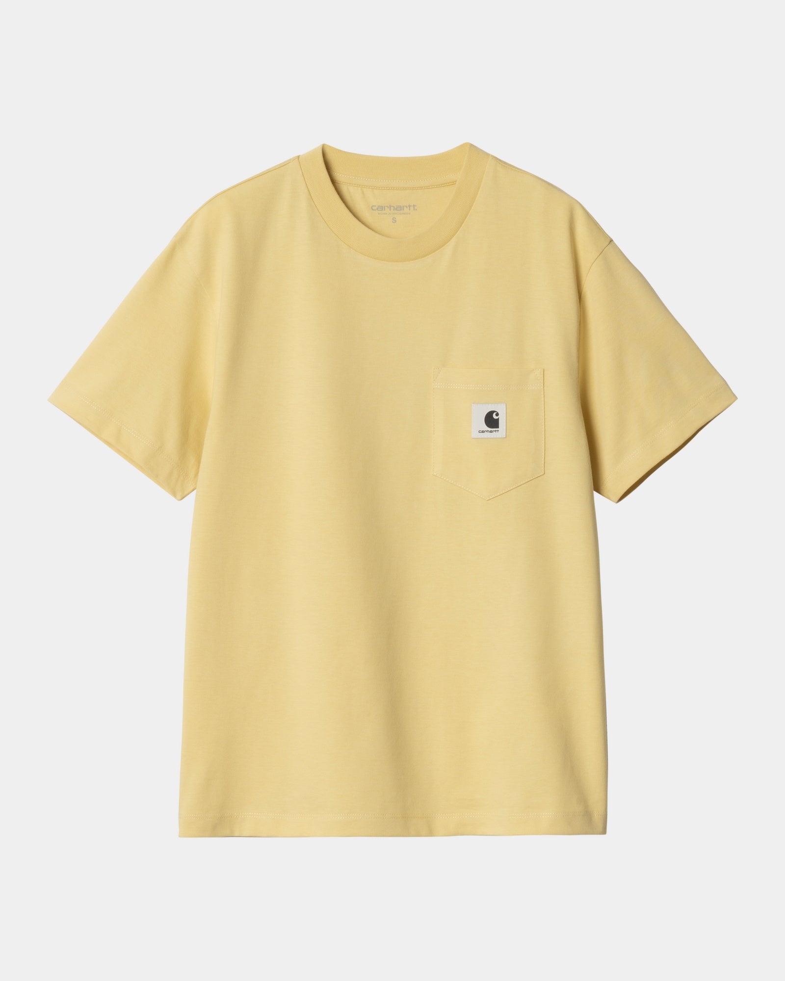 Women's Air Yellow Pocket T-Shirt | Comfortable Casual Tee for Everyday Wear | Perfect for Work, Outings & Relaxation