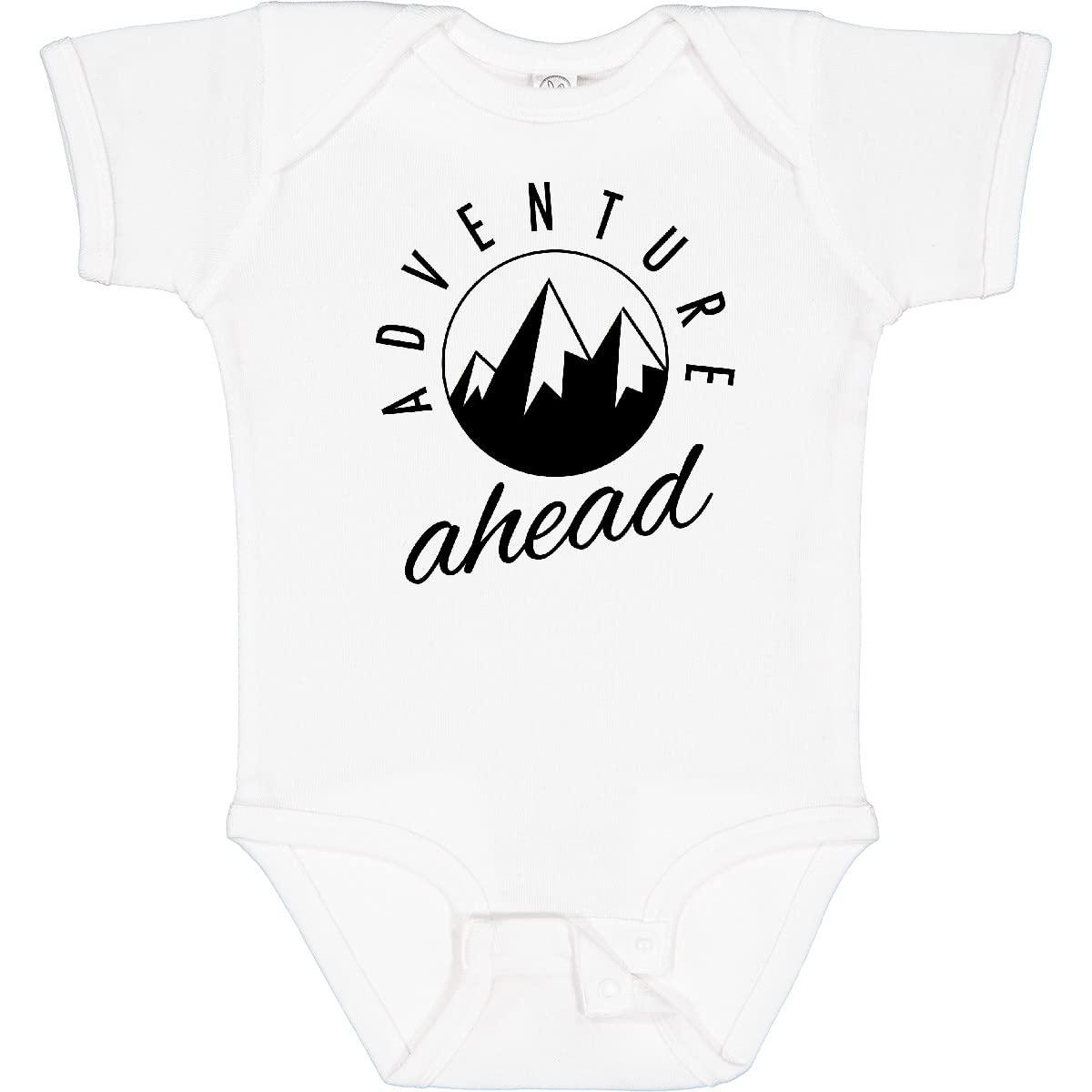 Inktastic Adventure Ahead New Baby Bodysuit - Soft Cotton Onesie for Newborns & Infants - Perfect for Baby Showers, First Photos & Everyday Wear