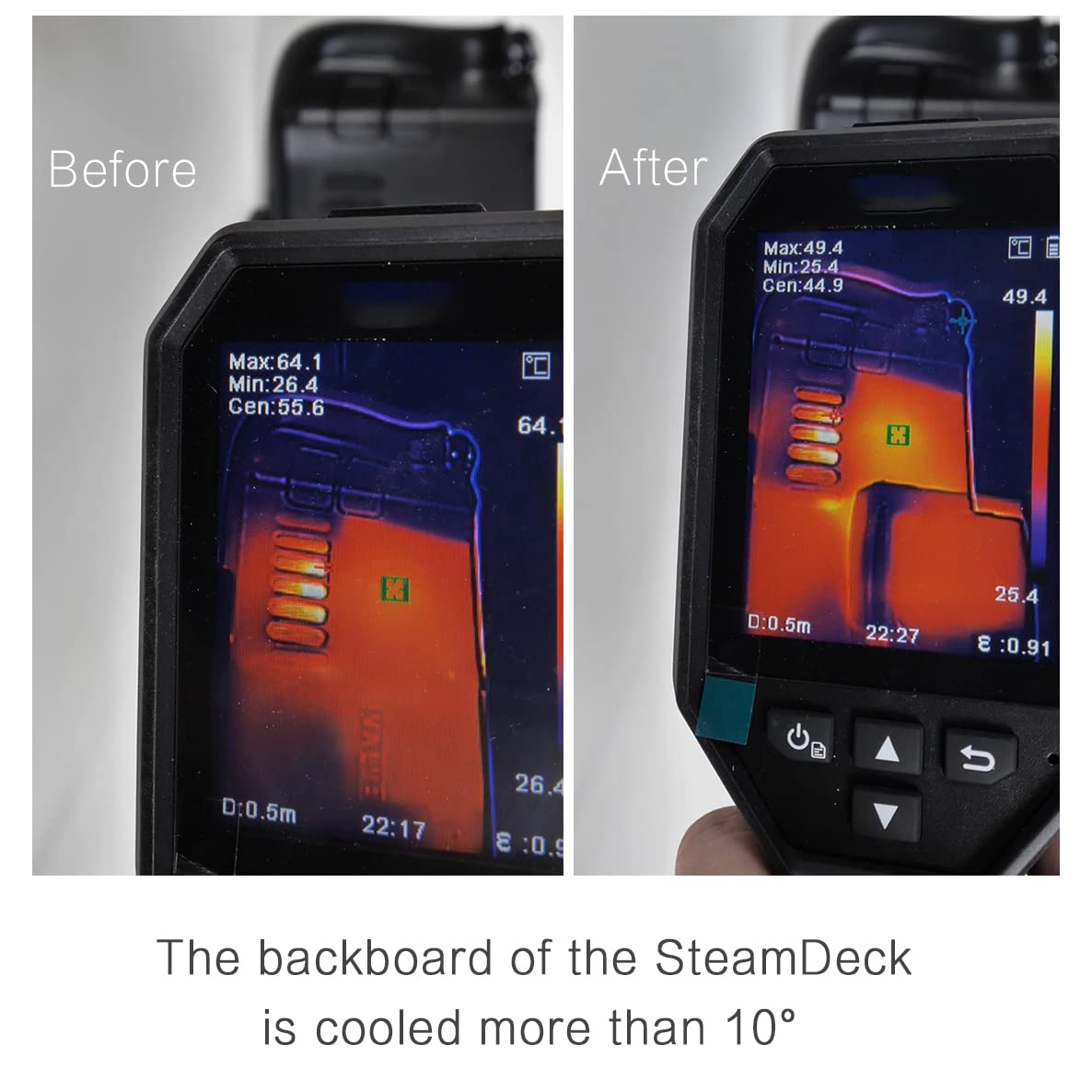 Steam Deck Cooling Fan - Universal Fit for Steam Deck with or Without Case, Prevents Overheating & Extends Console Lifespan - Perfect for Gaming, Travel, and Long Play Sessions