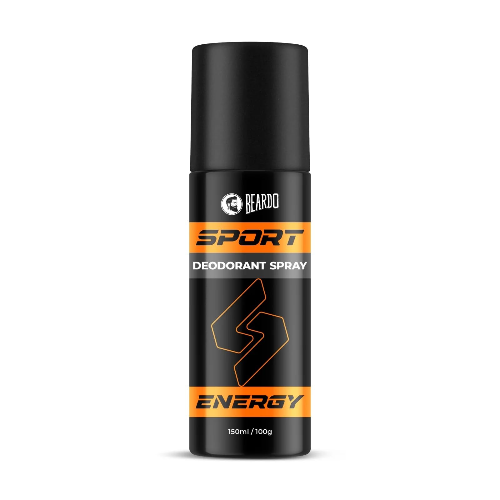 Beardo Sport Energy Deodorant Spray 150ml for Men - Long Lasting Fresh Scent Body Spray & Cologne - Perfect for Gym, Work & Daily Use - Great Christmas Gift for Men & Friends