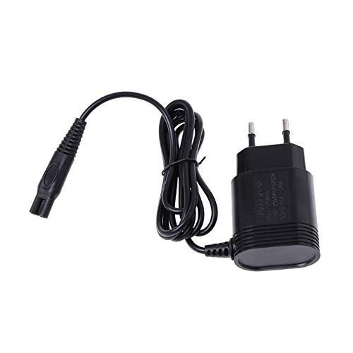 2-Prong EU Plug Power Adapter for Philips Shavers HQ8505/6070/6075/6090 - Electric Shaver Charger for Travel & Home Use
