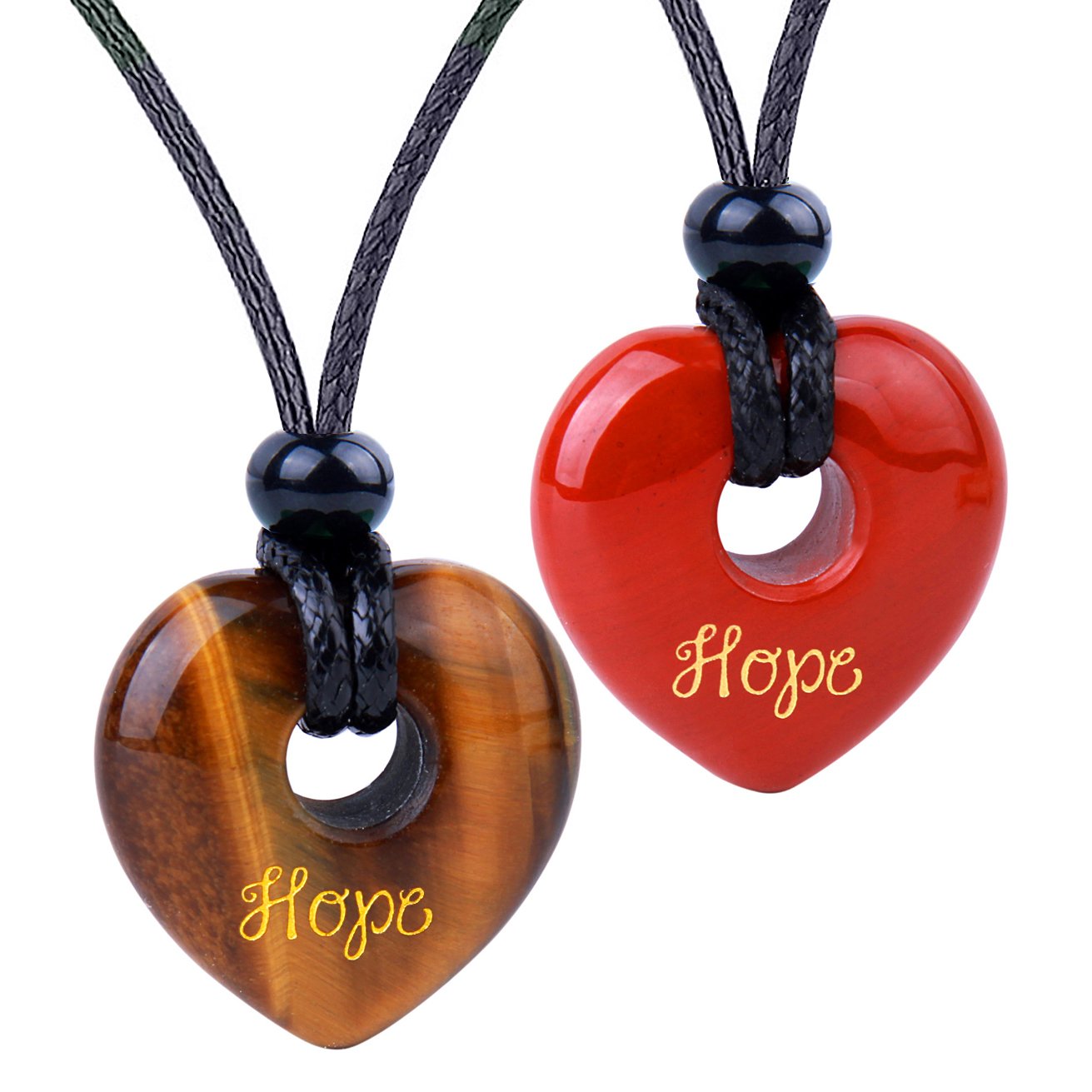 Inspirational Heart Donut Pendant Necklace - Faith & Love Symbol Jewelry for Couples, Best Friends - Perfect for Anniversaries, Valentine's Day & Special Occasions