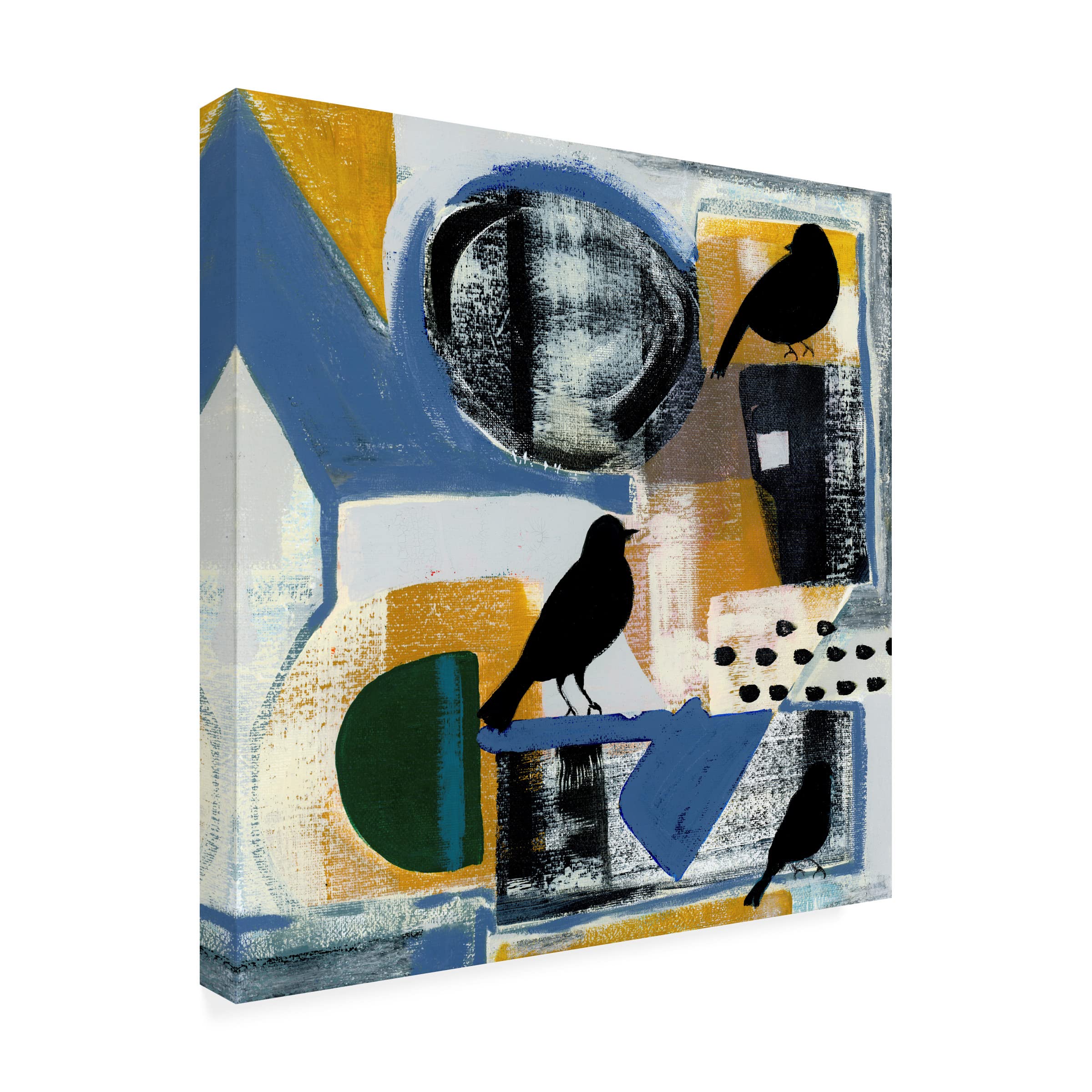 Trademark Fine Art 'Treehouse Overture IV' Canvas Wall Art by Tara Daavettila - Nature Inspired Painting for Living Room, Bedroom & Office Decor