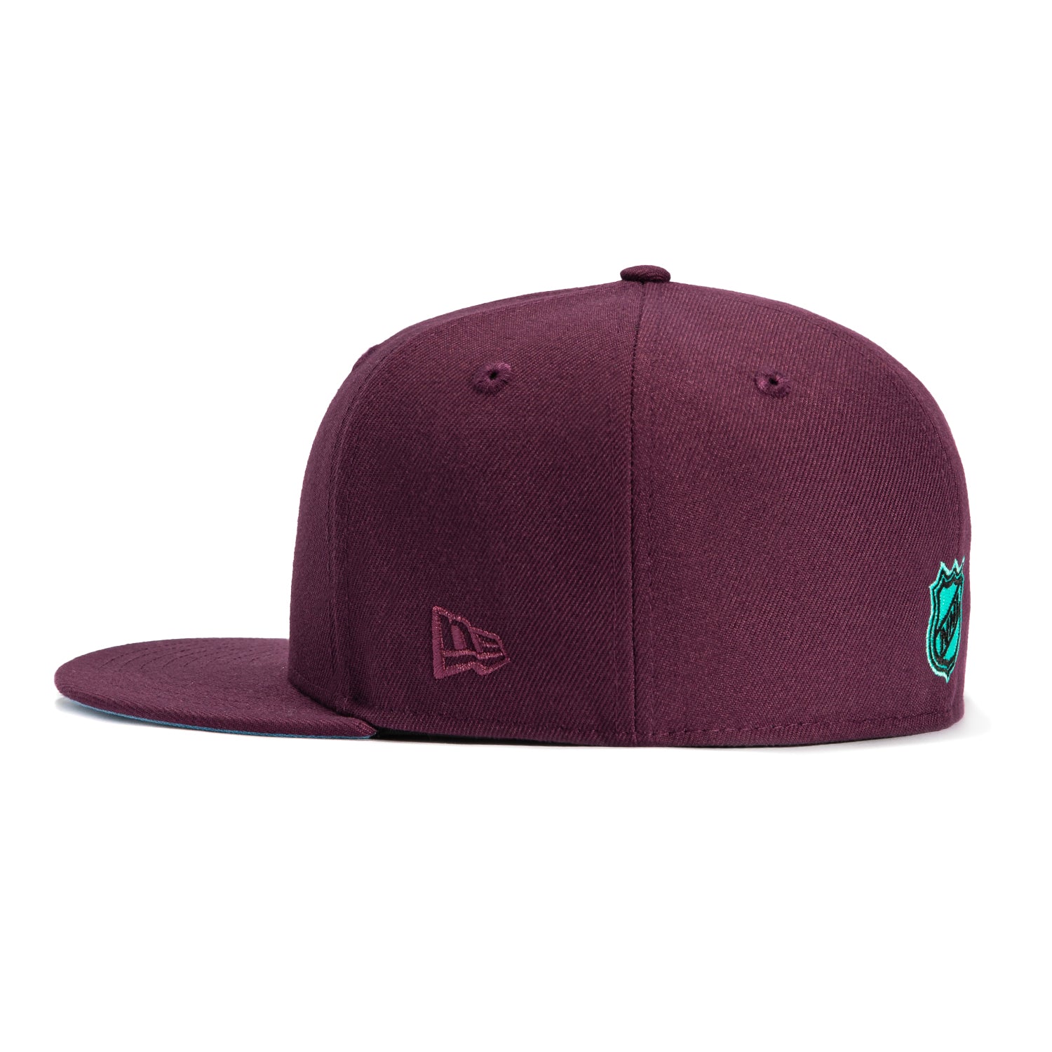 New Era 59Fifty Anaheim Ducks 2002 All Star Game Patch Hat - Maroon NHL Hockey Cap for Men & Women - Perfect for Sports Fans, Game Day & Casual Wear