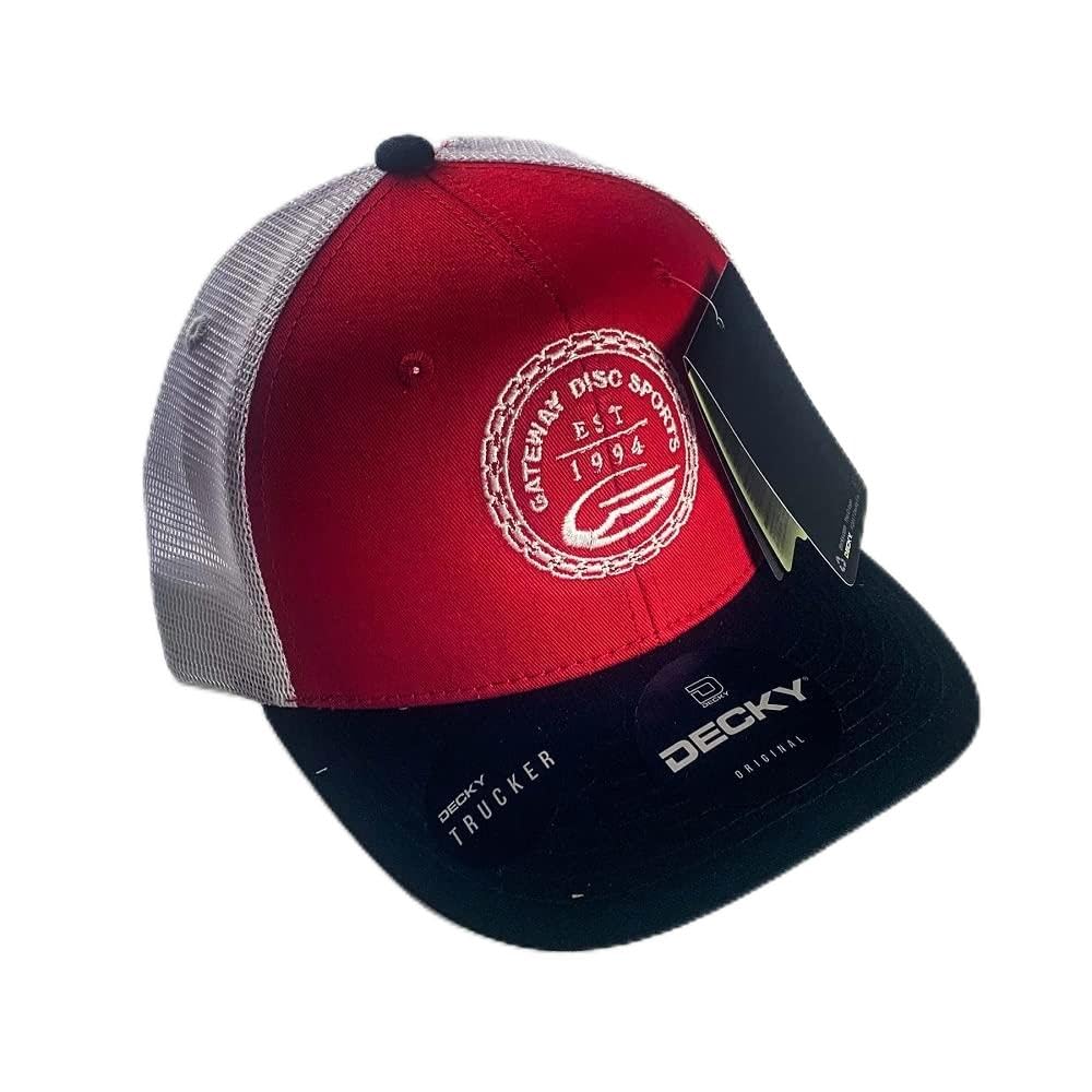 Gateway Disc Sports Circle of Chains Logo Snapback Mesh Hat - Breathable Adjustable Disc Golf Cap for Men & Women - Perfect for Outdoor Sports, Casual Wear & Golf Tournaments