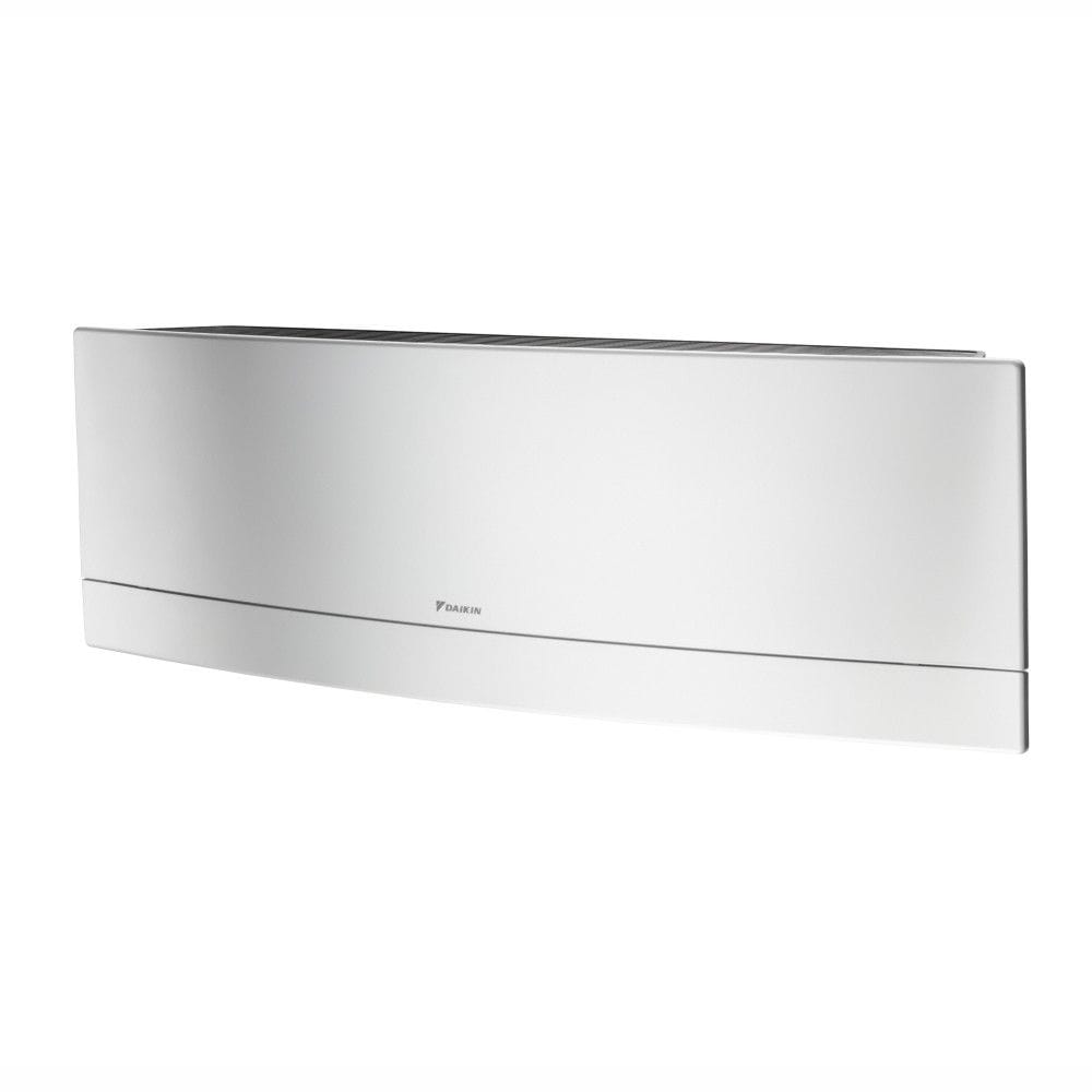 Daikin 9000 BTU 18 SEER2 Ductless Mini Split Wall Mount Heat Pump Air Conditioner - Silver | Energy Efficient Cooling & Heating for Bedrooms, Offices & Small Spaces