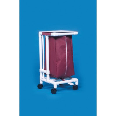 Linen Laundry Hamper with Foot Pedal - Breathable Mesh Bag for Clothes Storage - Wineberry Color - Perfect for Bedroom, Bathroom & Closet Organization