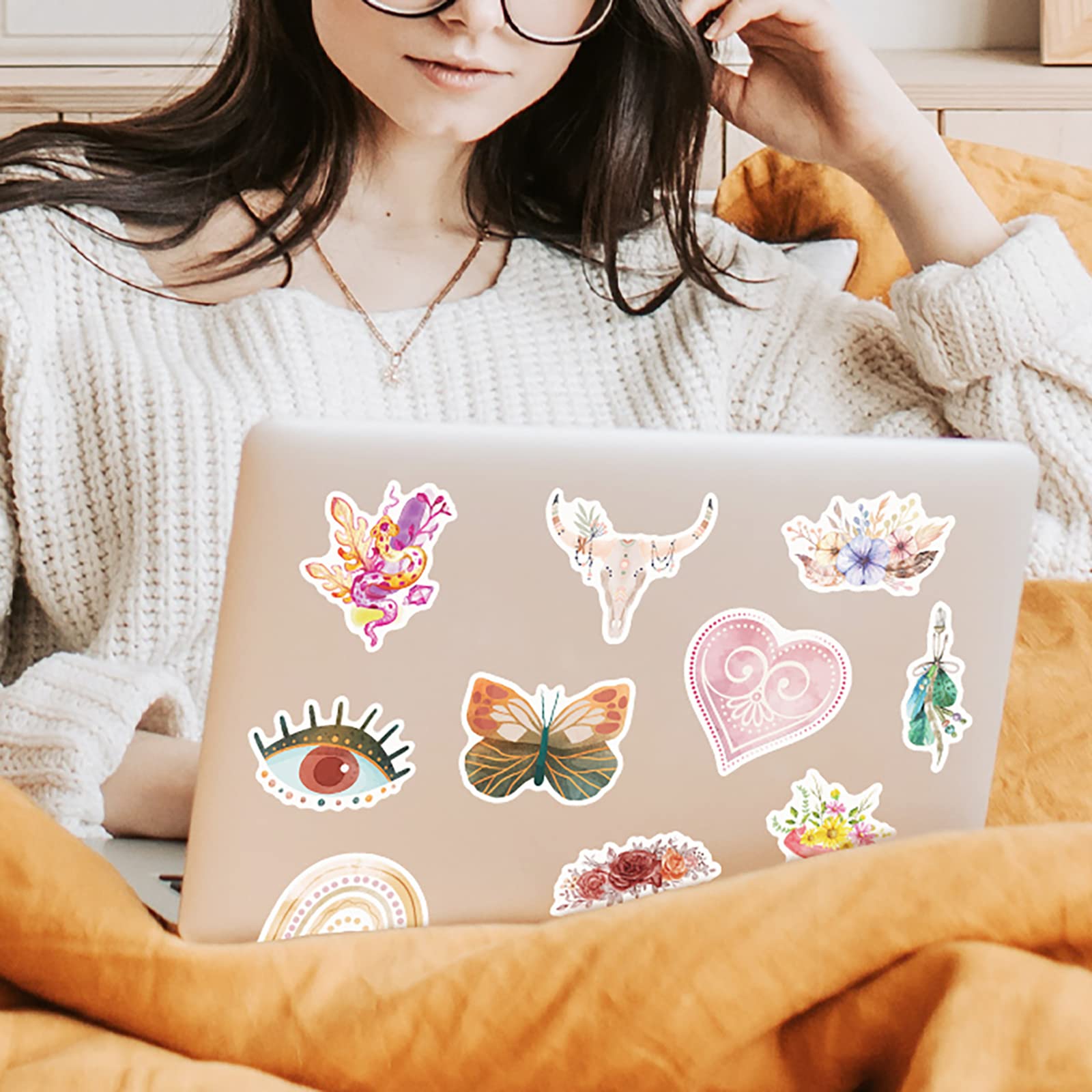 200PCS Pink Cute Cartoon Vinyl Waterproof Stickers Pack - Durable Decals for Laptop, Skateboard, Water Bottles, Computer, Phone & Guitar - Perfect Gift for Adults and Kids - Great for DIY Crafts, School Projects & Personalizing Belongings