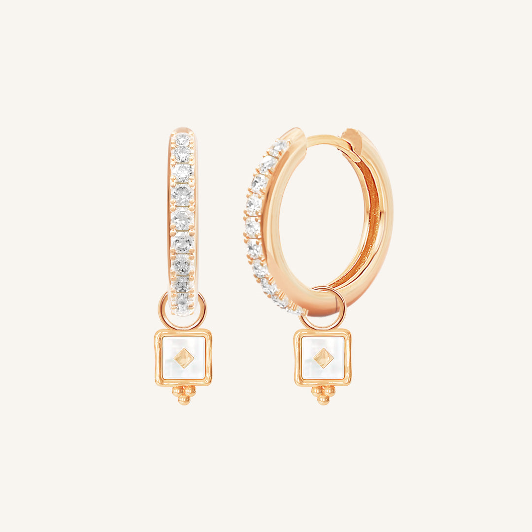 Intuition Crystal Hoop Earrings for Women - Elegant & Hypoallergenic Jewelry for Parties, Weddings & Everyday Wear