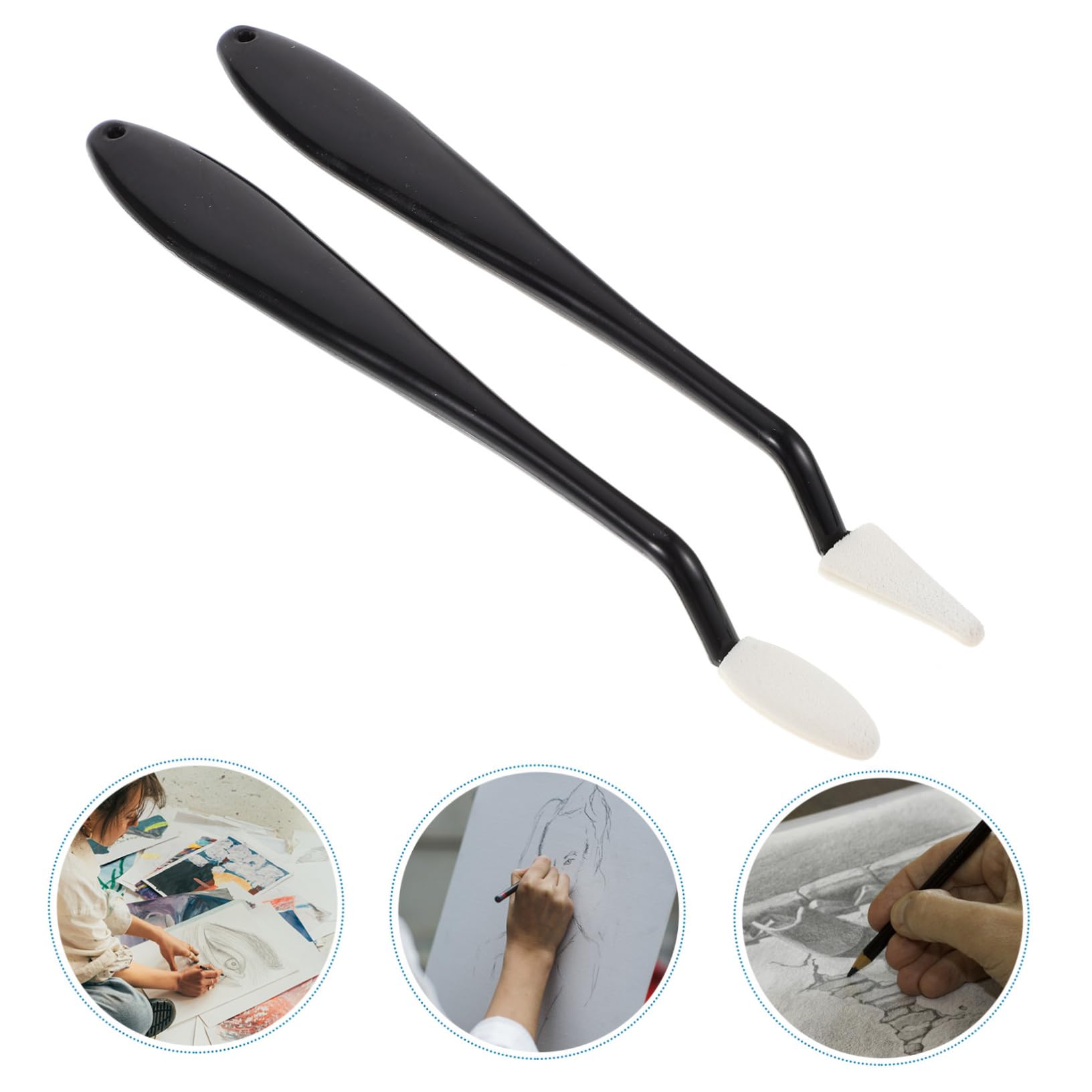 PLAFOPE 4Pcs Blending Stumps for Sketching & Drawing - Art Tools for Students & Artists
