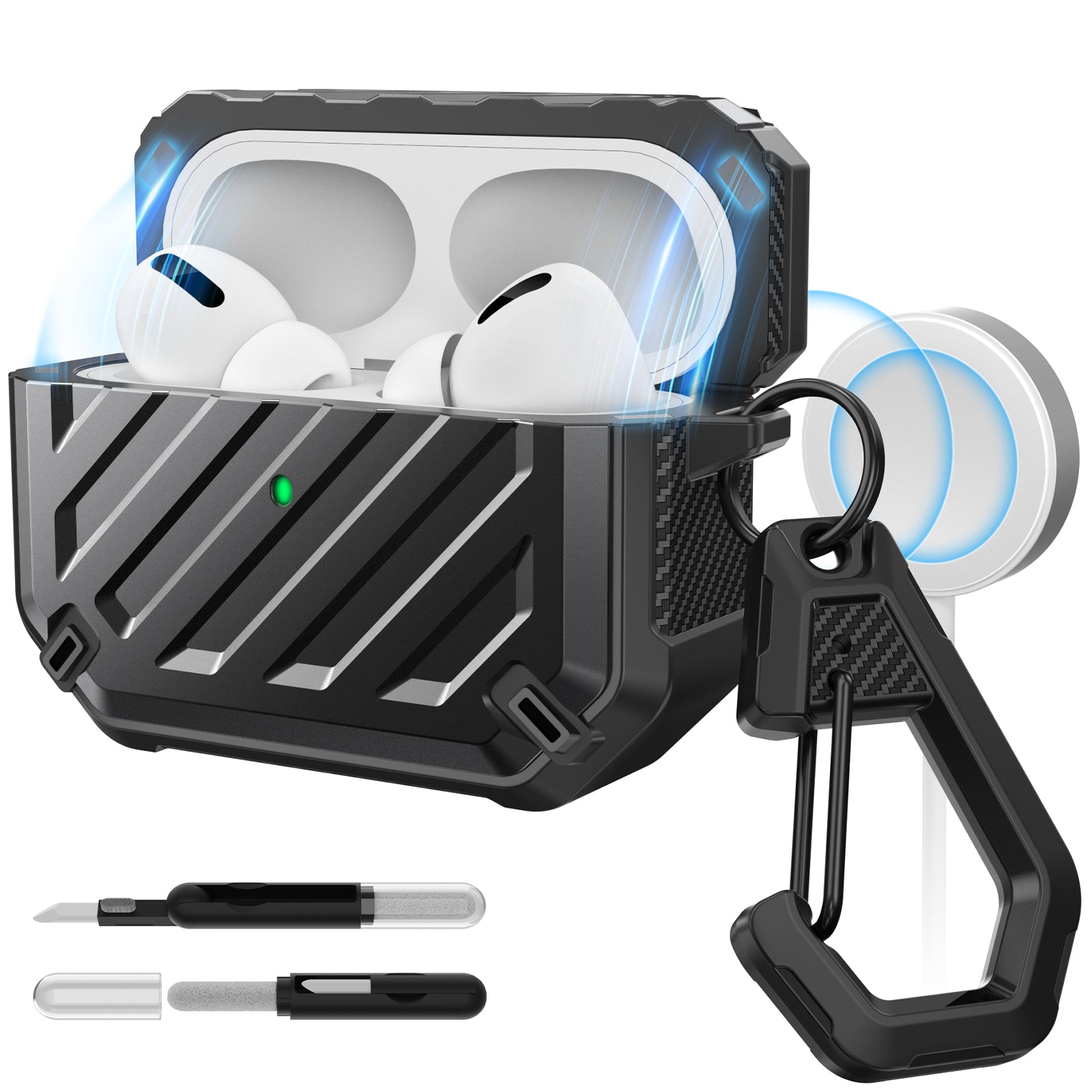 Unicorn Beetle MagSafe Case for AirPods Pro 1st & 2nd Generation - Shockproof Protective Cover with Magnetic Lock - Perfect for Gym, Travel & Everyday Use