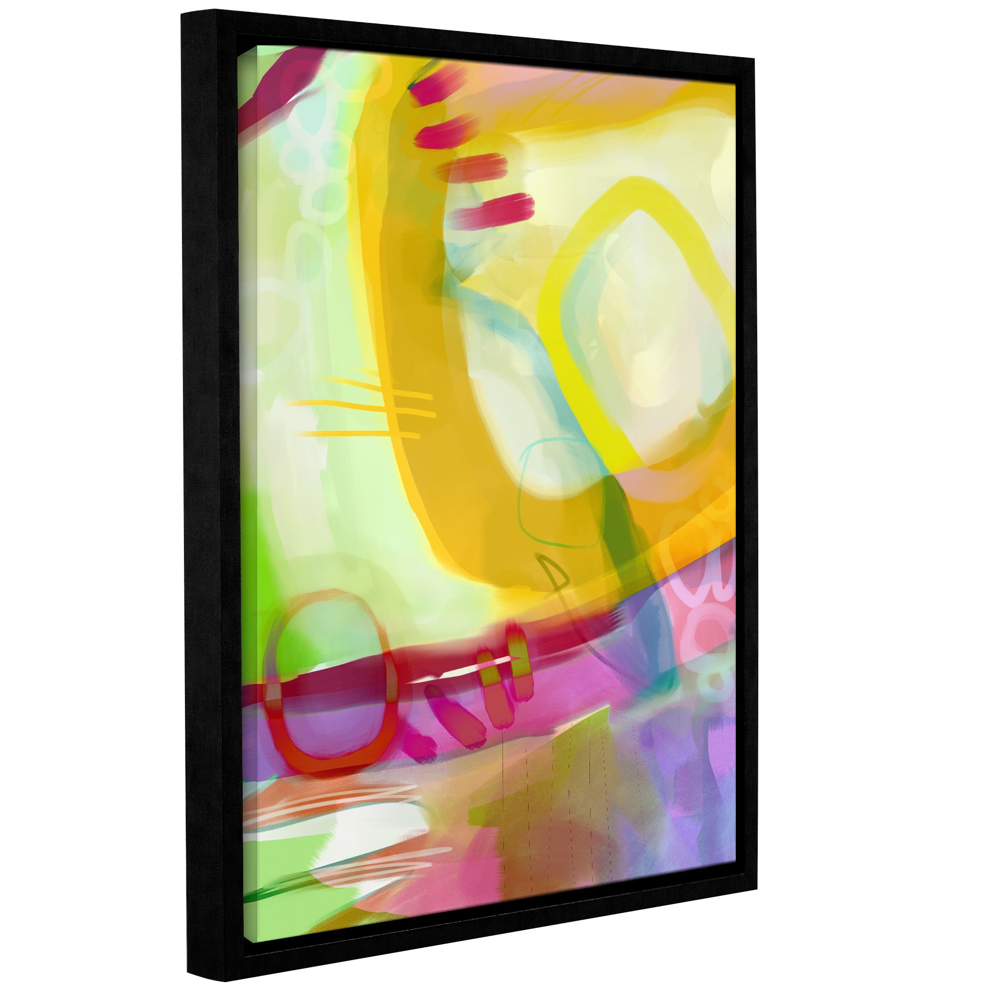 Delores Orridge Naskrent 'Passion Fruit' Removable Wall Art Mural - 24x32 Inches - Peel and Stick Decorative Vinyl Sticker for Home, Office, Nursery & Bedroom Decor