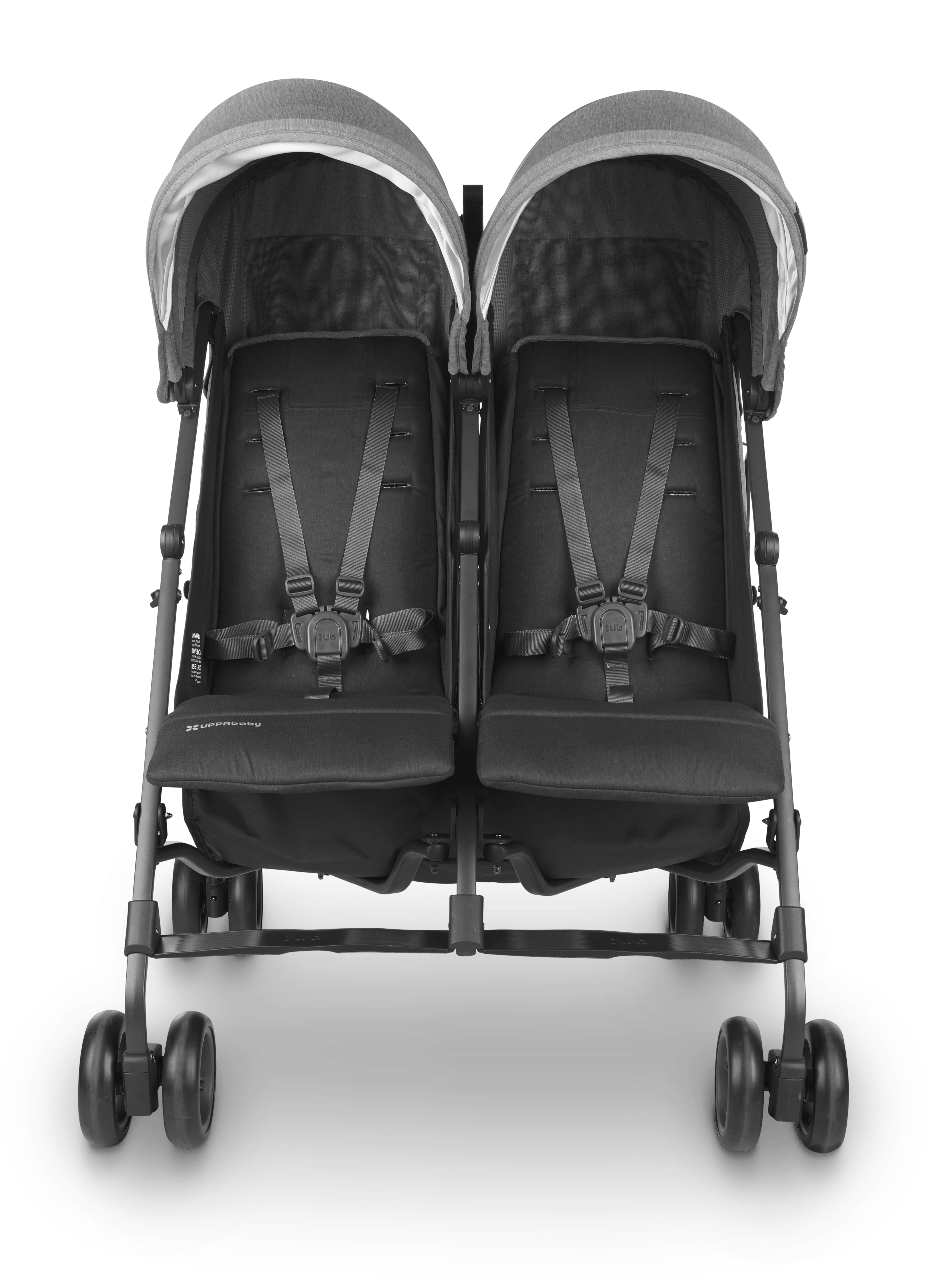 UPPAbaby G Link V2 Double Stroller - Lightweight Compact Side by Side Baby Stroller for Twins | Perfect for City Walks, Shopping & Travel