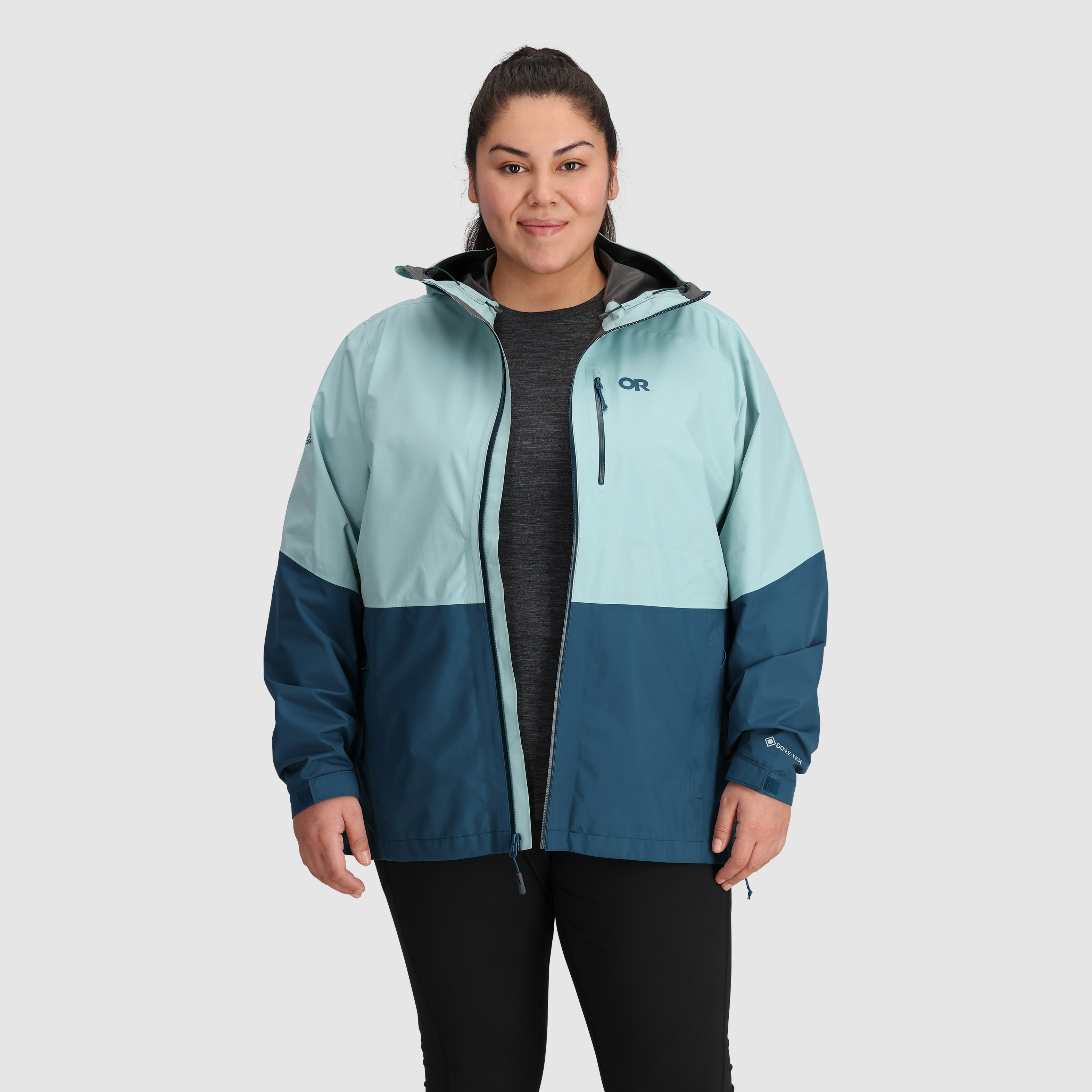 Women's Plus Size Aspire II GORE-TEX Waterproof Rain Jacket - Lightweight Windproof Outdoor Coat for Hiking, Camping & Travel