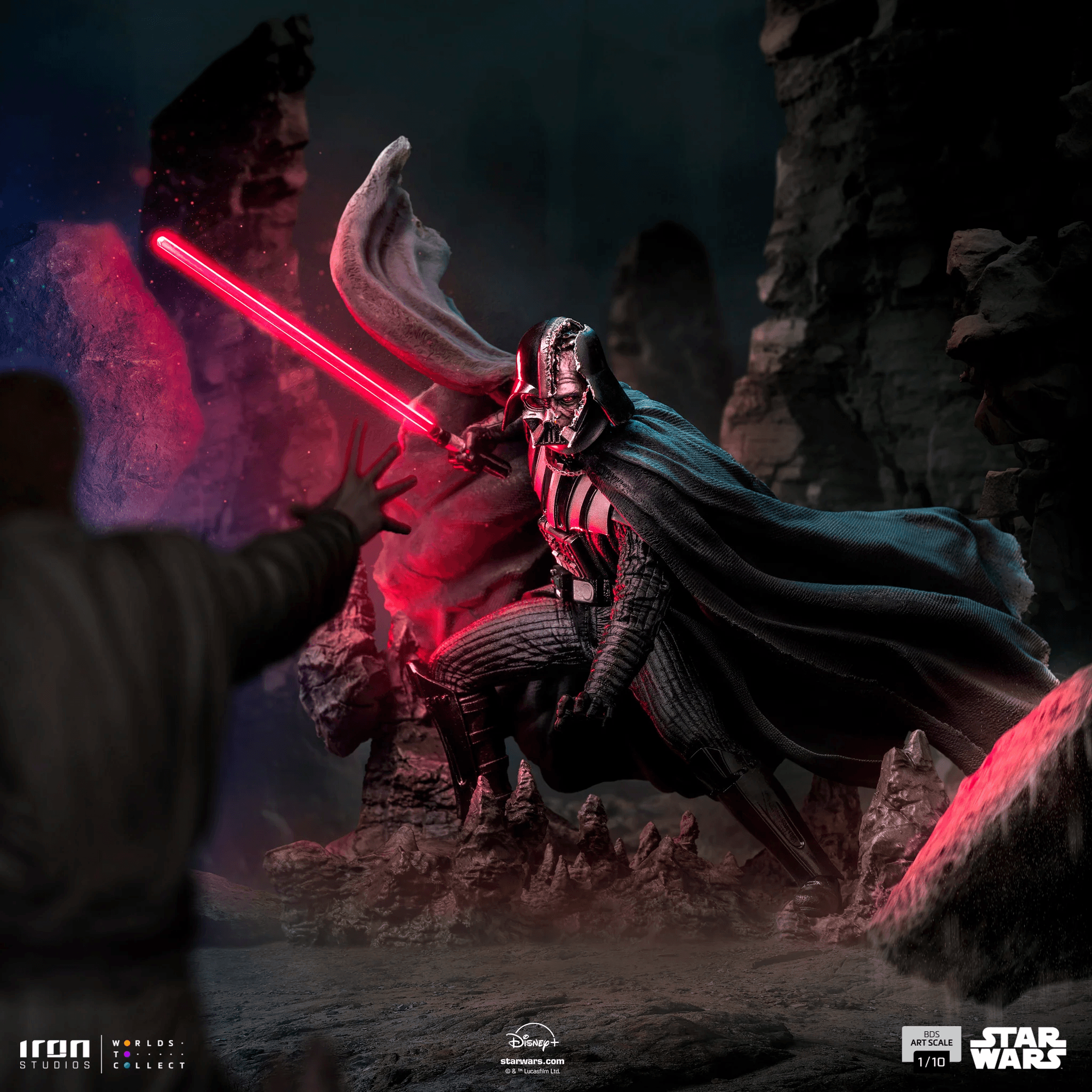 Iron Studios Star Wars Darth Vader Art Scale 1/10 Statue - Premium Collectible Figure for Display & Home Decor