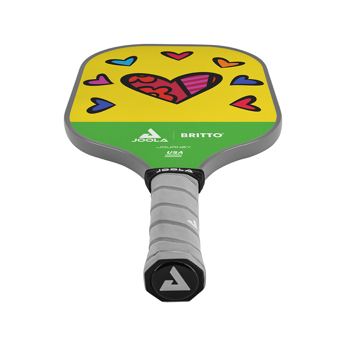JOOLA BRITTO Pickleball Paddle - Premium Carbon Fiber Surface with Cushion Grip - USA Pickleball Approved - Perfect for Indoor & Outdoor Games, Tournaments & Recreational Play