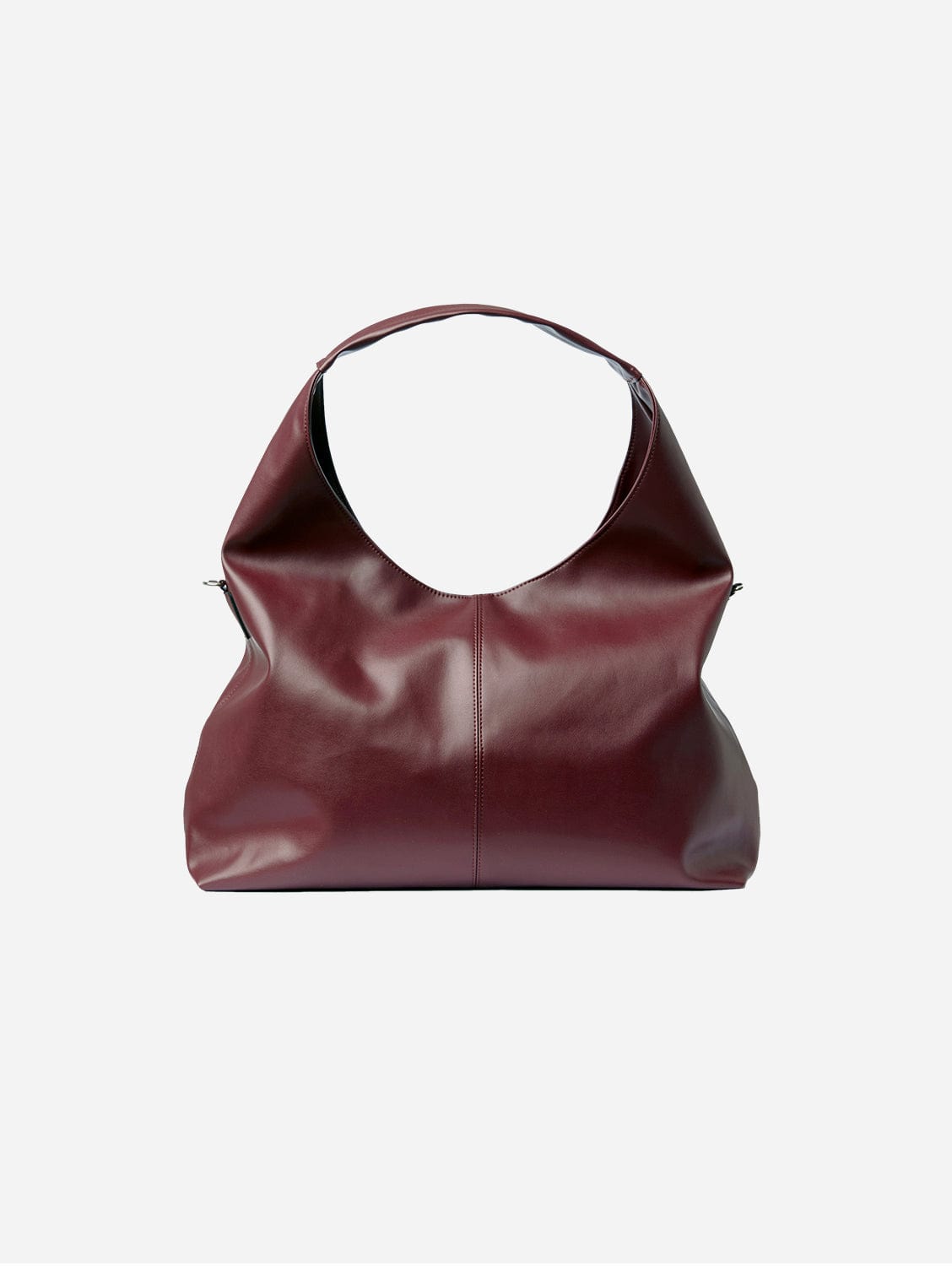 Bohemian Vegan Leather Tote Bag for Women - Slouchy Burgundy Handbag | Perfect for Work, Travel & Everyday Use