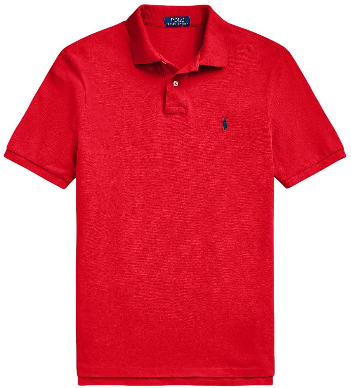 POLO RALPH LAUREN Big & Tall Classic Pique Polo Shirt for Men - Comfortable Cotton Casual Wear for Office, Golf & Everyday Outfits