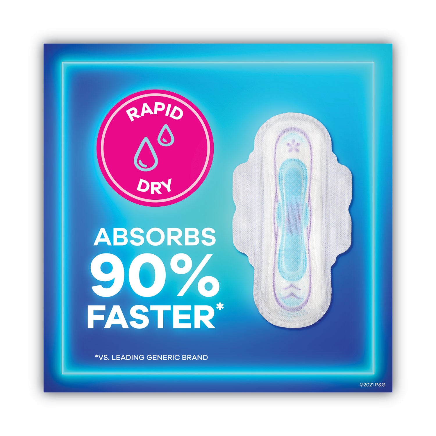 Always Ultra Thin Pads for Women, Regular Absorbency - 36 Count (Pack of 6) | Leak Protection for Everyday Comfort | Perfect for Work, School & Active Lifestyles
