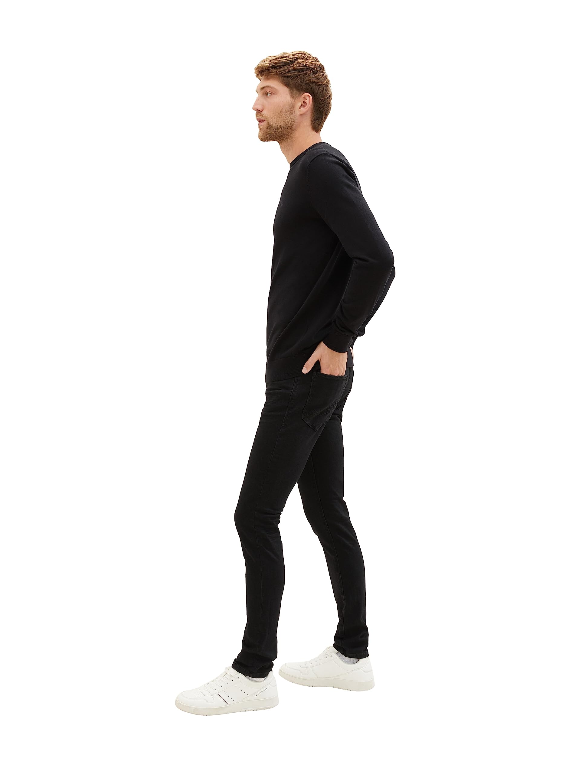 TOM TAILOR Men's Slim Fit Stretch Denim Jeans - Comfortable & Stylish for Casual Wear, Work & Everyday Outfits