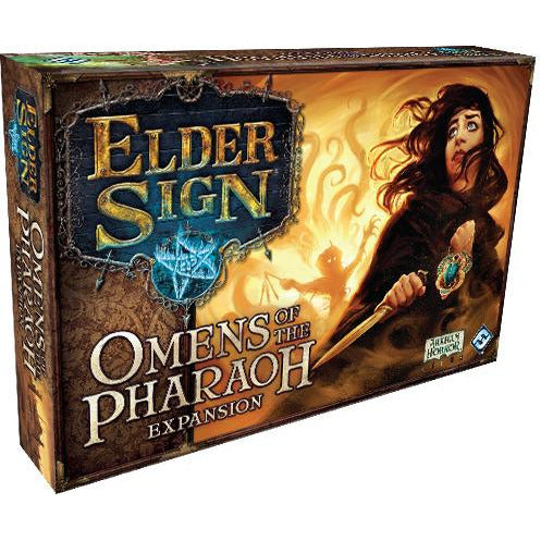 Elder Sign: Omens of The Pharaoh - Ancient Egyptian Horror Board Game for Strategy & Adventure Lovers | Perfect for Game Nights & Thematic Storytelling