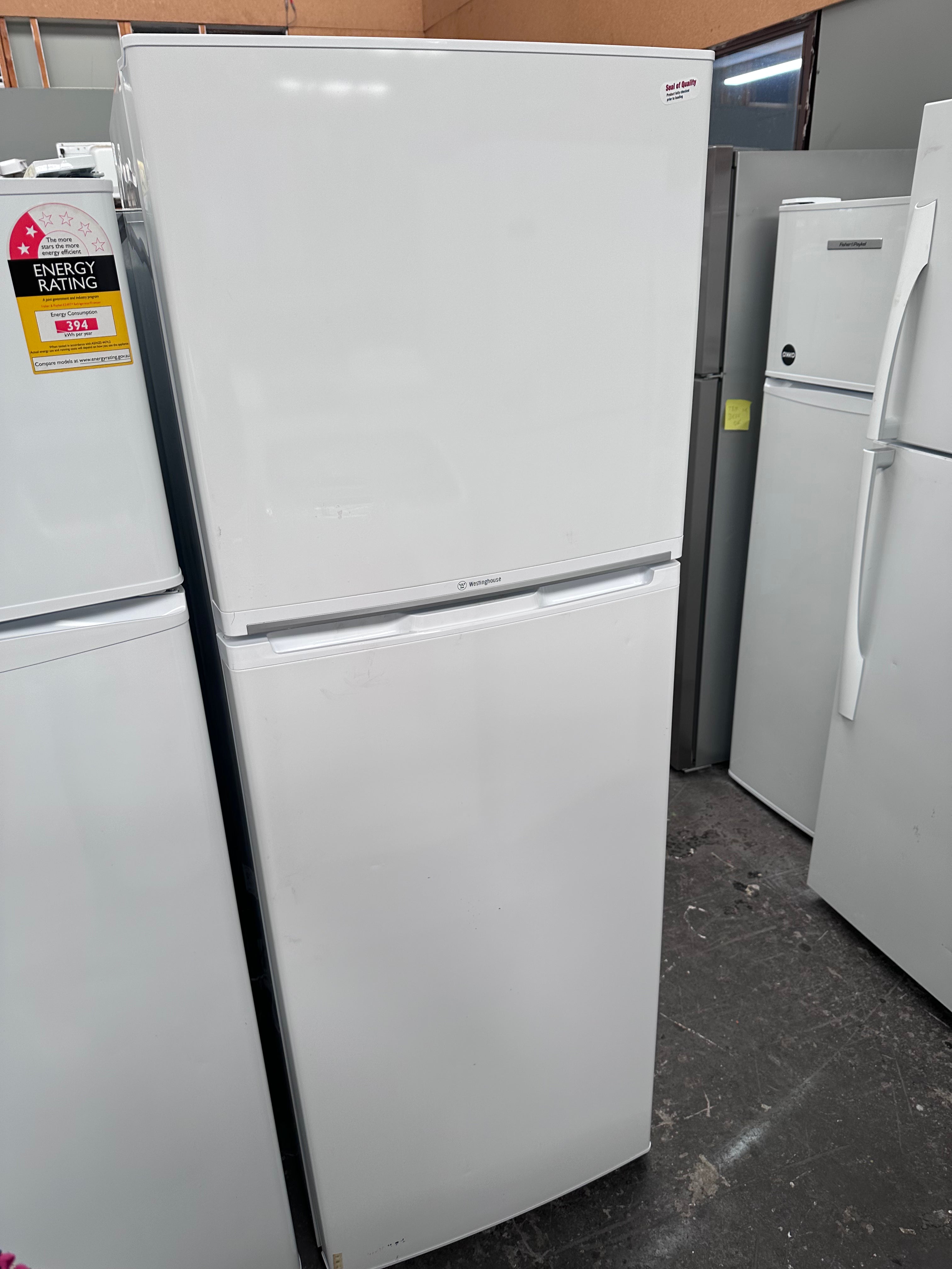 Westinghouse 340L Top Mount Refrigerator - Energy Efficient, Frost Free, Spacious Design [Certified Refurbished] - Perfect for Kitchens, Apartments & Small Homes