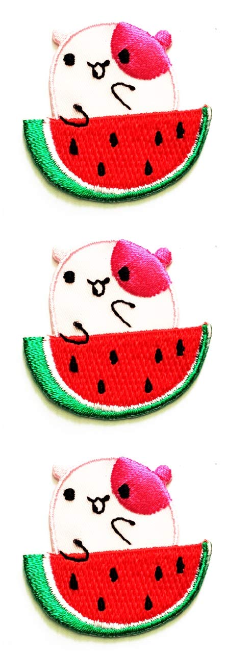 Cute Rat Hamster Iron-On Patch Set for Hats, Backpacks & Clothing