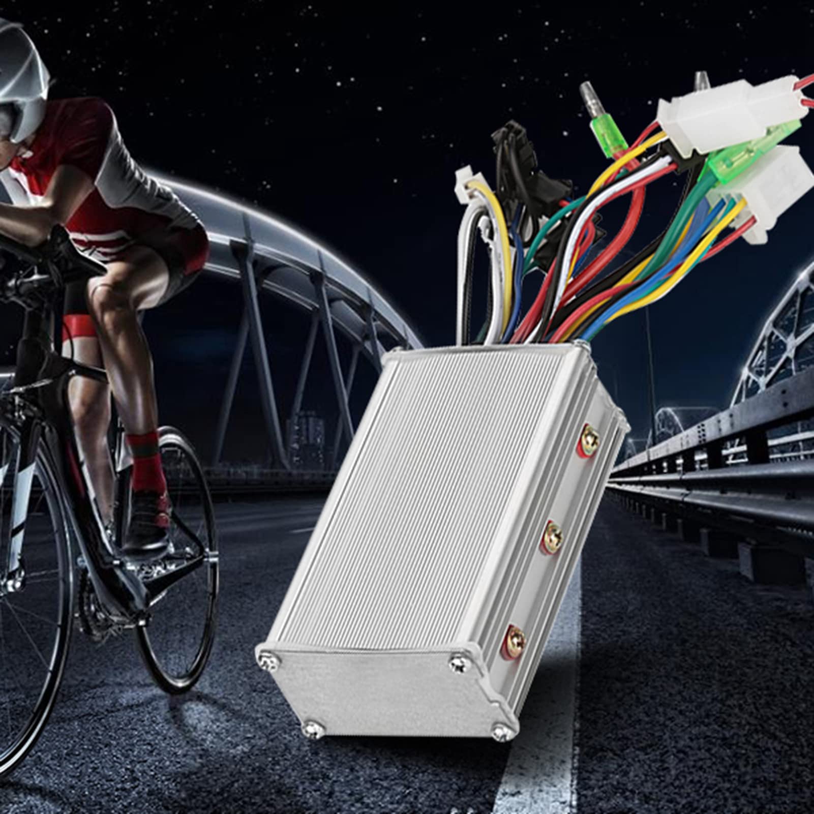 36V 48V 350W Brushless Motor Controller for Electric Scooters - High Performance E-Bike & E-Scooter Speed Controller - Perfect for DIY Electric Vehicle Upgrades & Replacement Parts