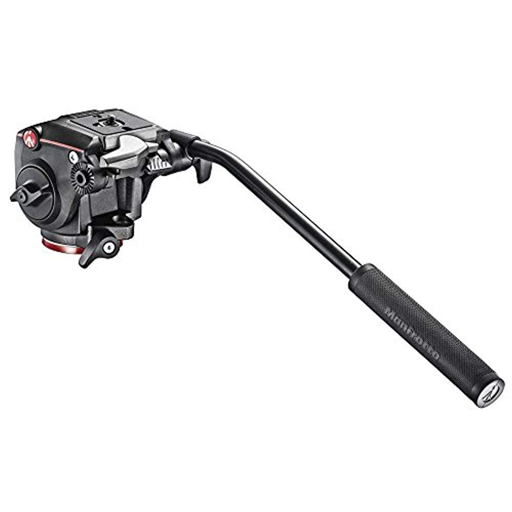 Manfrotto MHXPRO-2W XPRO Fluid Video Head with Fluidity Selector - 2 ZAYKIR Quick Release Plates Included - Professional Camera Tripod Head for DSLR, Mirrorless & Video Cameras - Perfect for Filmmaking, Vlogging & Photography