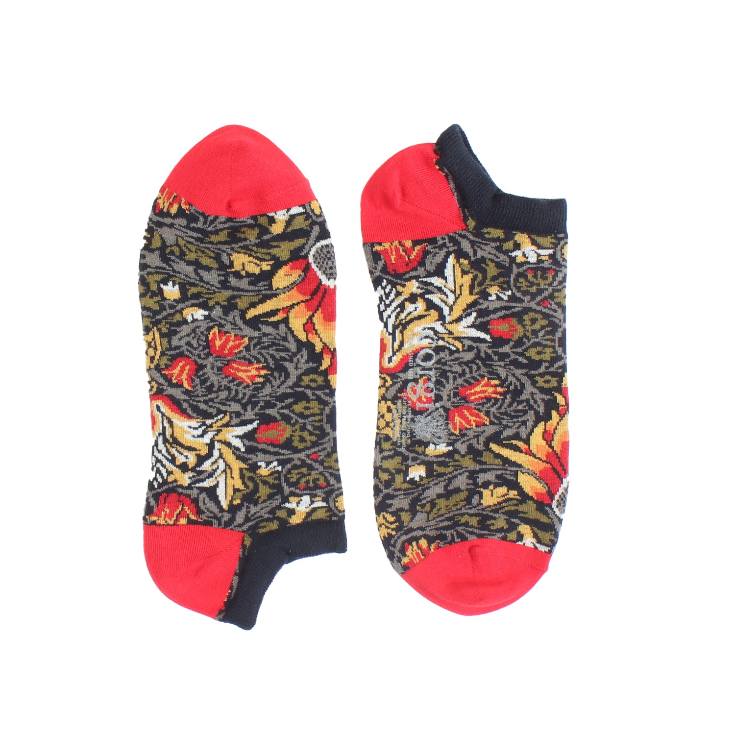 Men's William Morris Snakeshead Cotton Trainer Socks - Breathable Athletic Socks for Running, Gym & Casual Wear