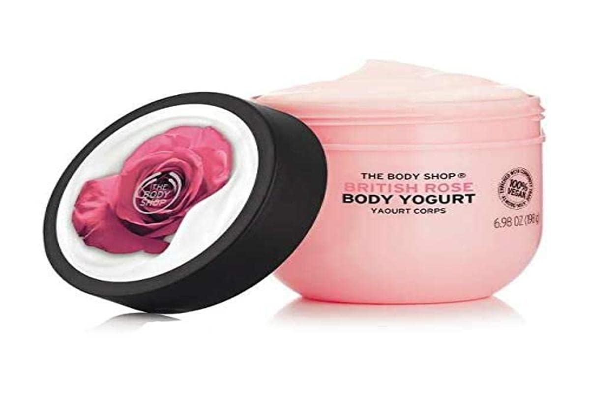 The Body Shop Body Yogurt 200ml - Hydrating & Fast-Absorbing Body Moisturizer for Soft, Smooth Skin | Perfect for Daily Use, Post-Shower Hydration & Dry Skin Care