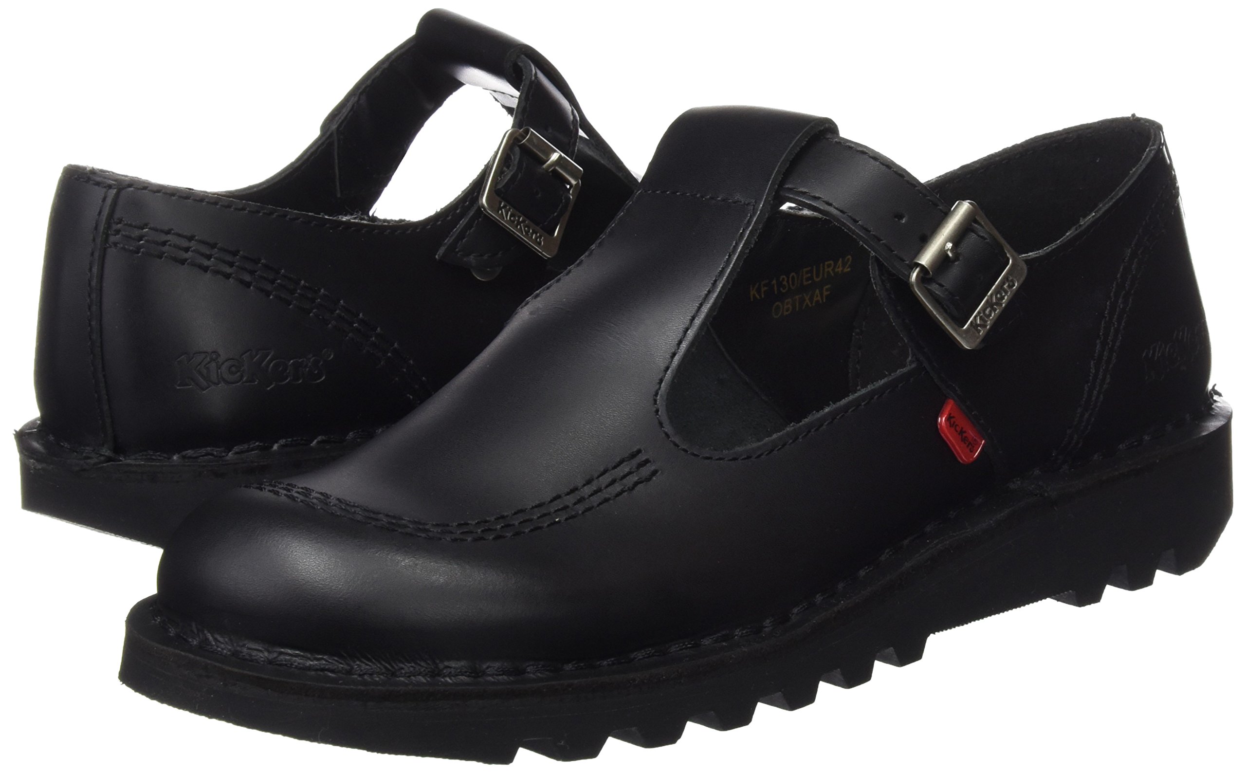 Kickers Women's Ankle Boots - Genuine Leather School Shoes for Women - Comfortable Casual & Work Booties for Office, Classroom & Everyday Wear